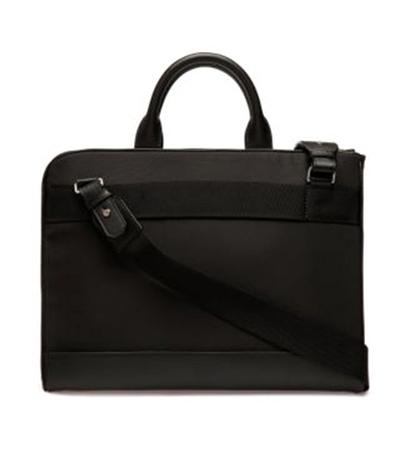 Vogel Briefcase in Nylon And Recycled Leather Black