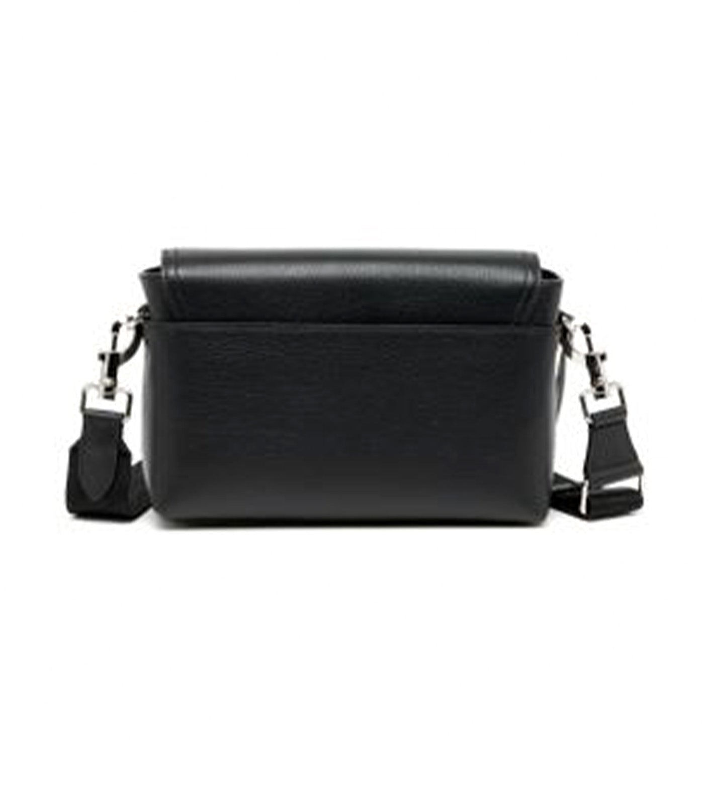 Capitol Crossbody Bag in Grained Leather Black