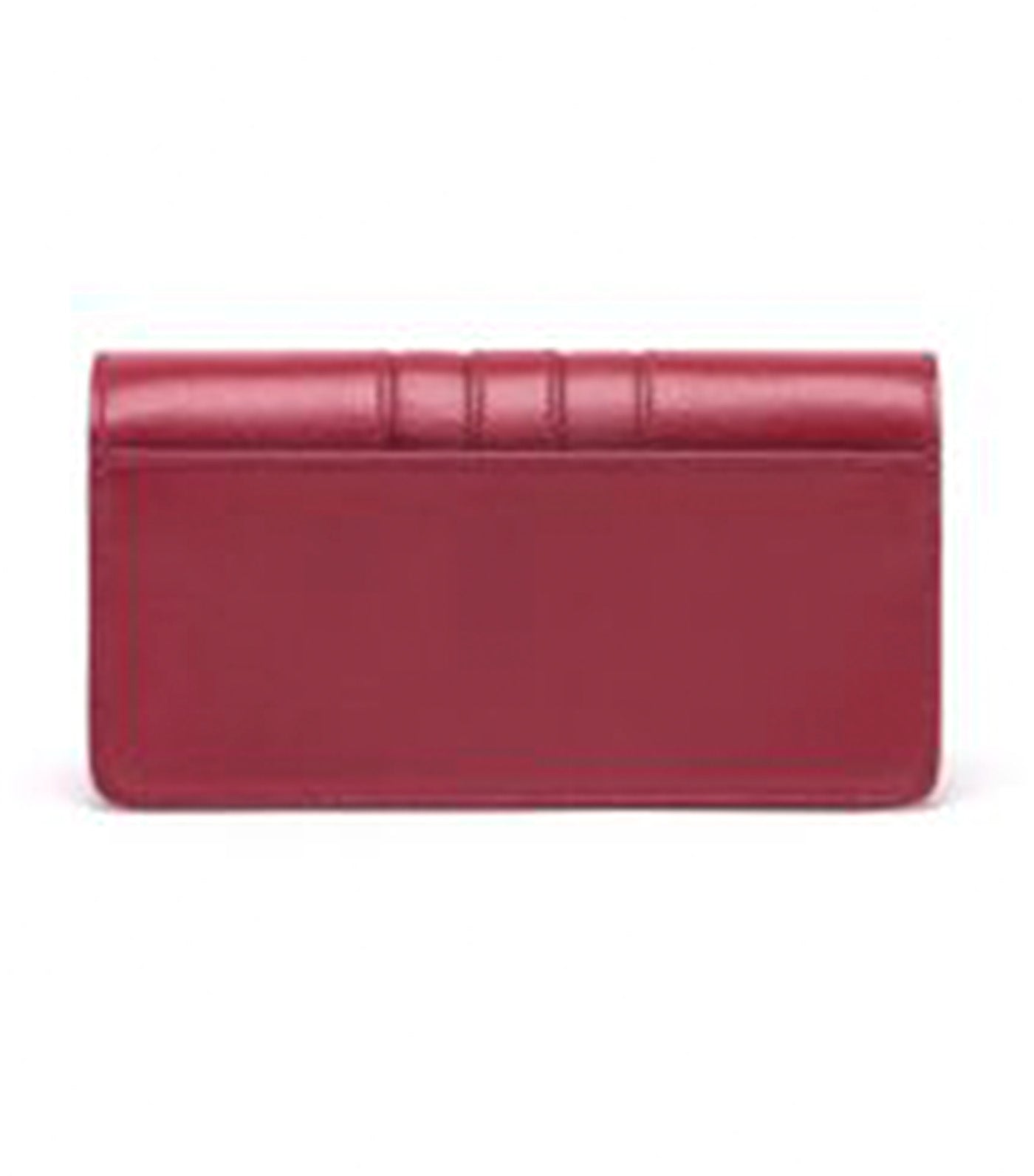 Signature Phone Wallet in Leather Ruby Red