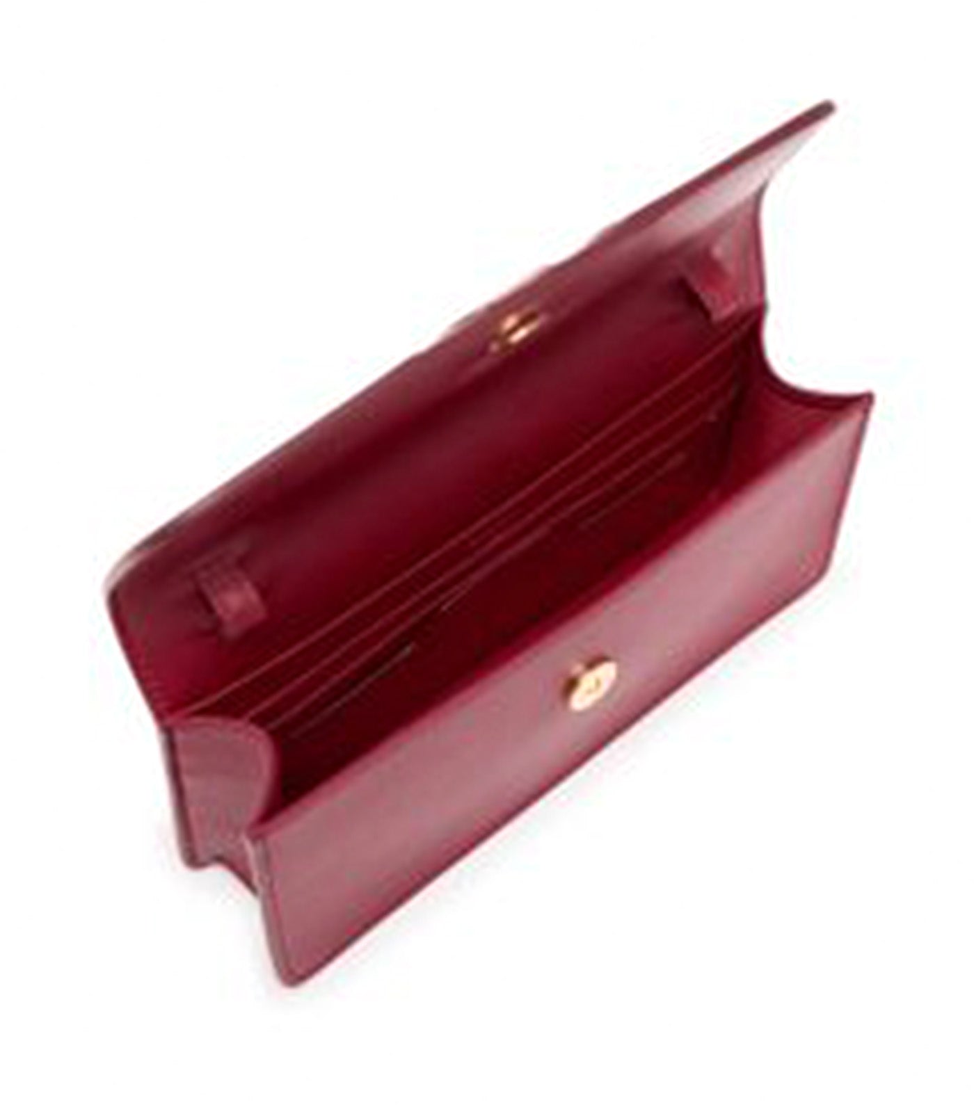 Signature Phone Wallet in Leather Ruby Red