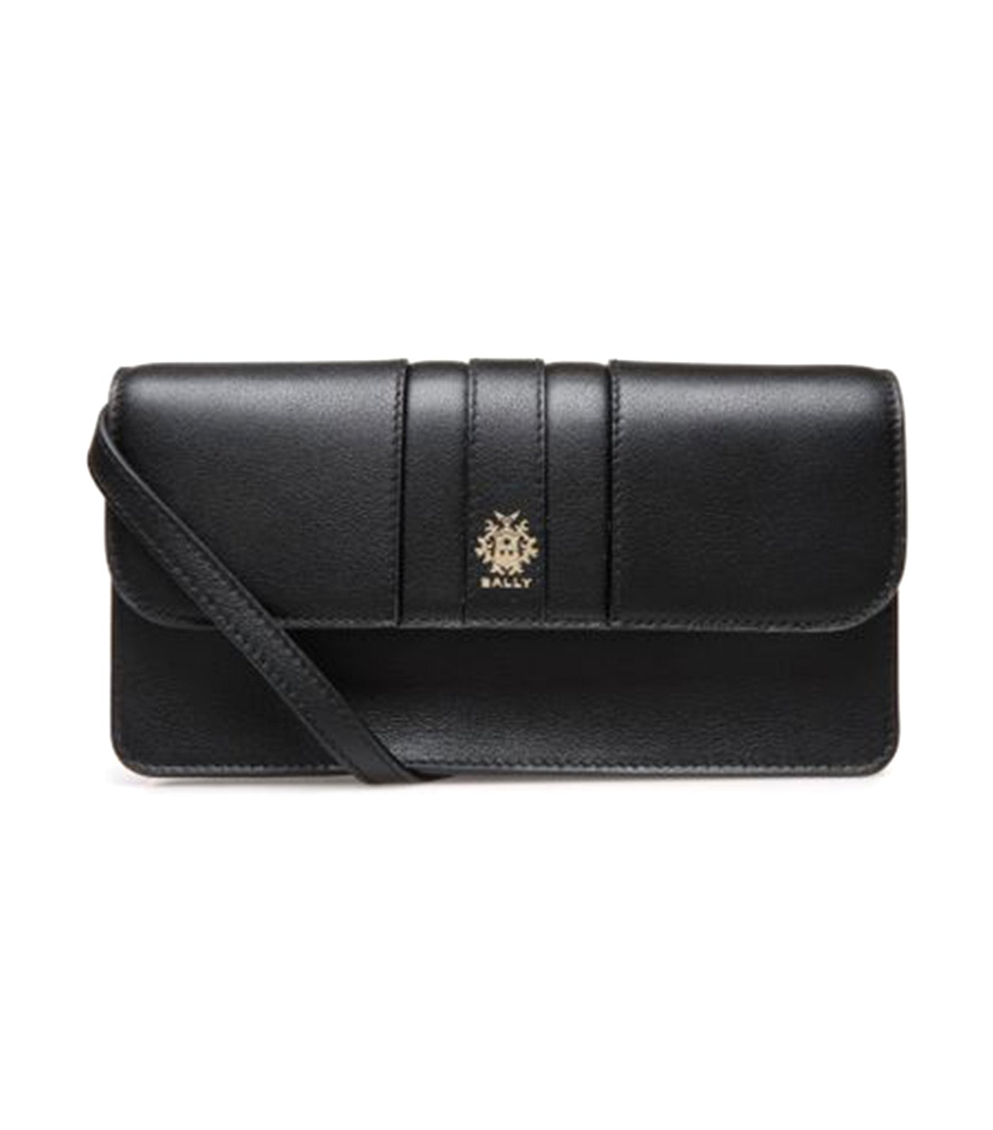 Beckett Phone Wallet in Leather Black