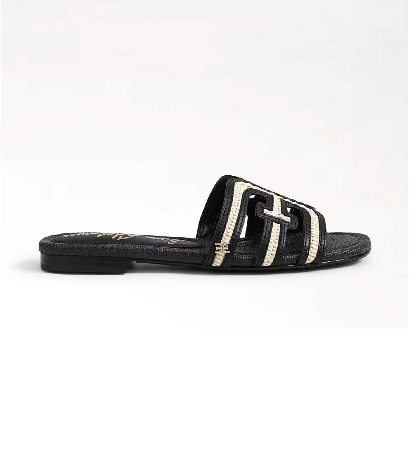 Bay Multicolor Slide Sandal Black