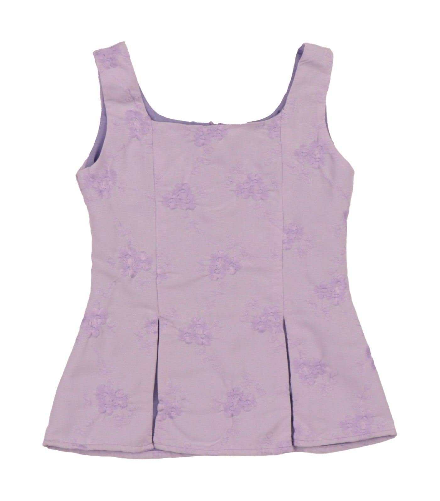 Bethany Flair Top Lilac