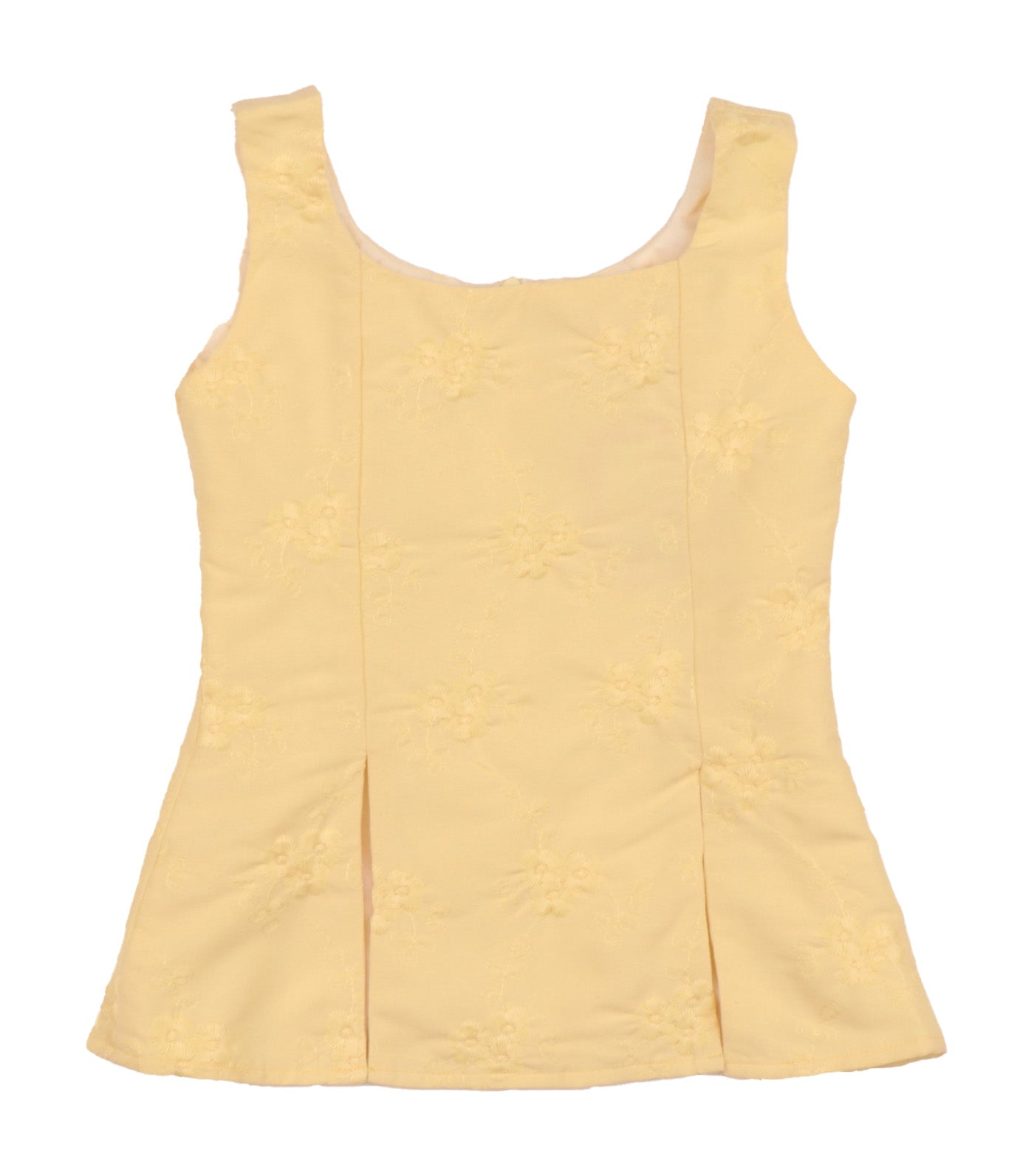 Bethany Flair Top Yellow