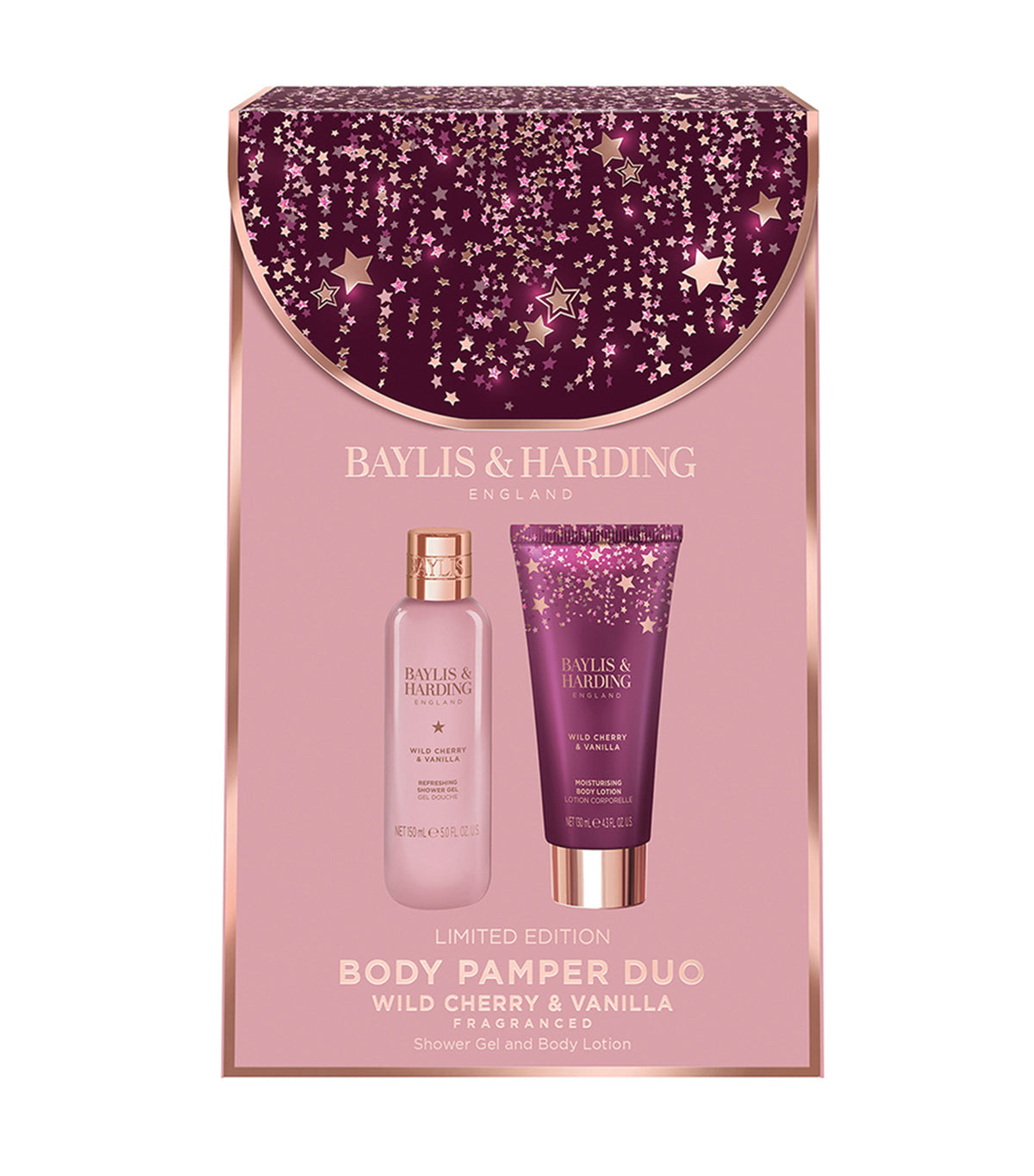 Wild Cherry & Vanilla Luxury Body Pamper Duo Gift Set