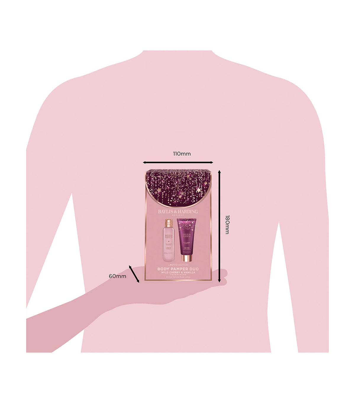 Wild Cherry & Vanilla Luxury Body Pamper Duo Gift Set