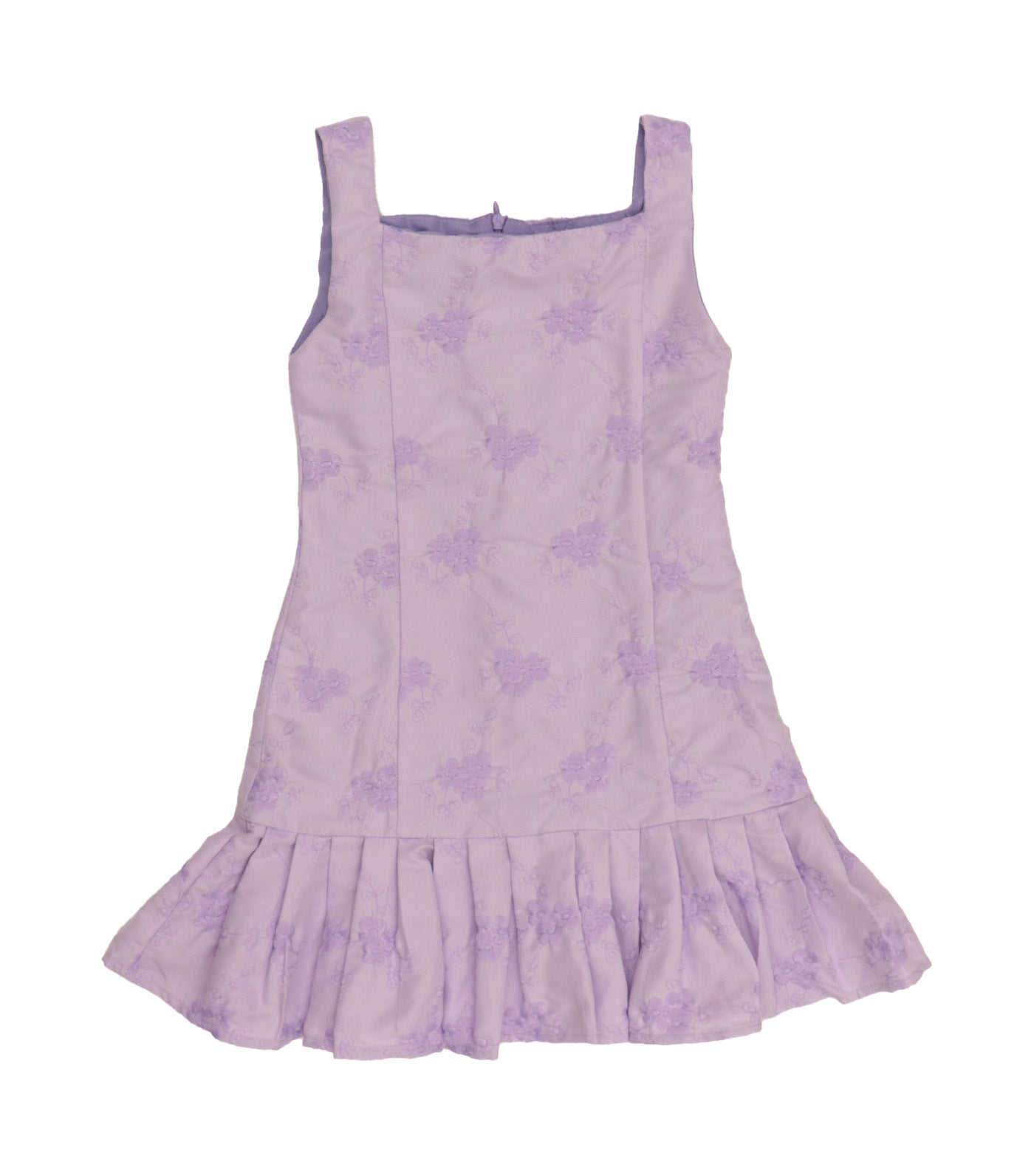 Bianca Dropped Waist Dress Lilac