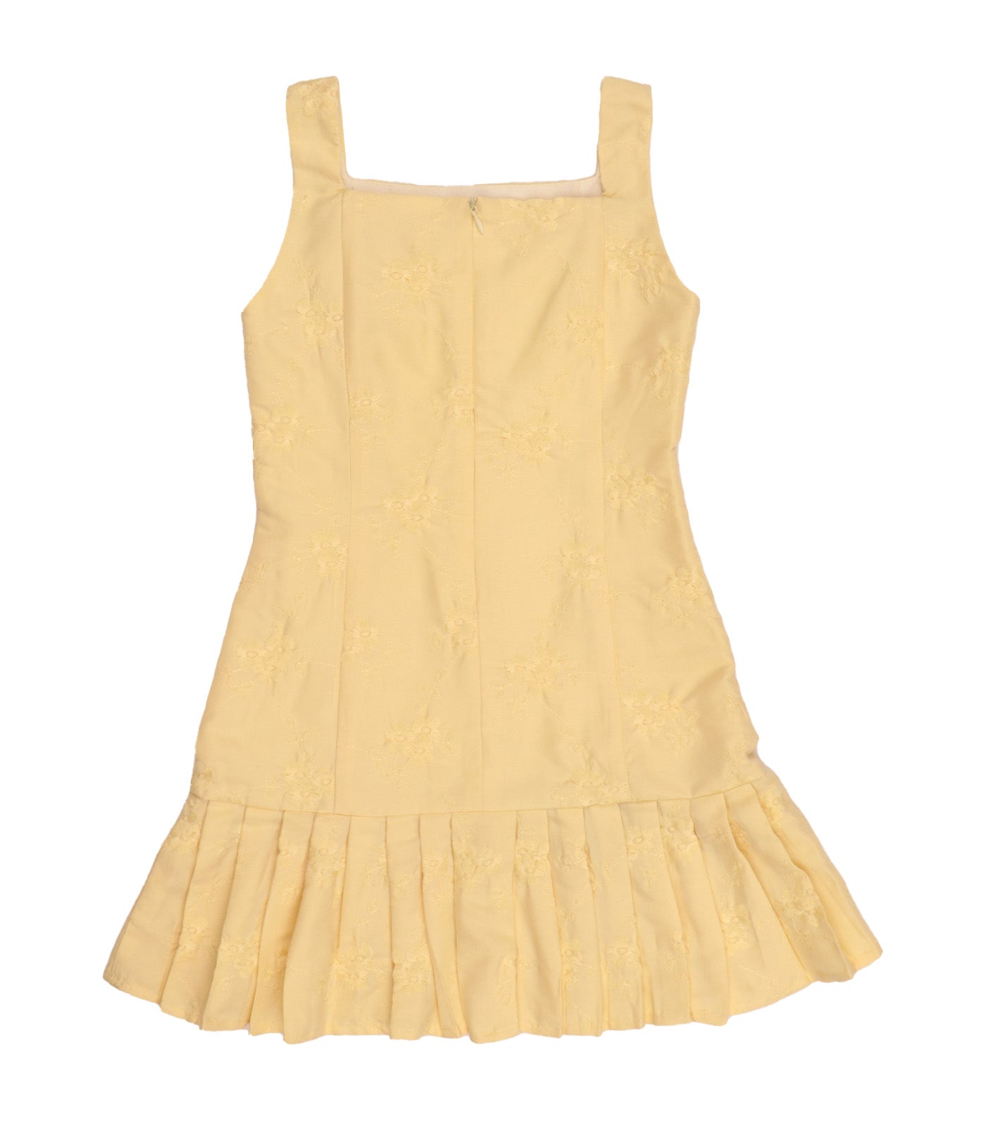 Bianca Dropped Waist Dress Yellow