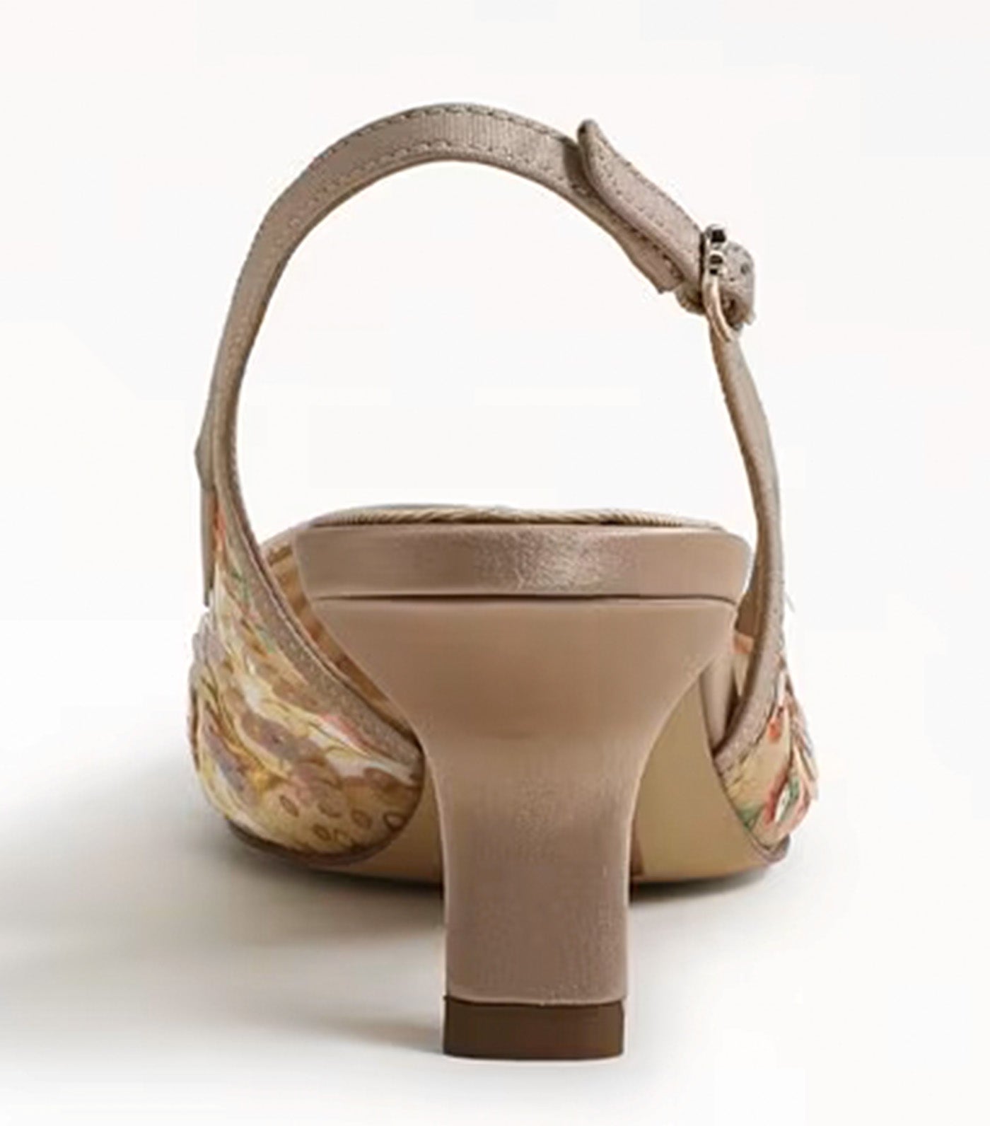 Sam Edelman Bianka Slingback Pump Mesh Fabric Ecru Multi