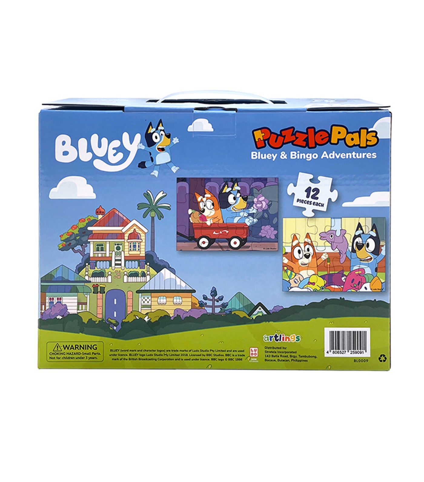 Puzzle Pals Bluey and Bingo Adventures Jigsaw Puzzles
