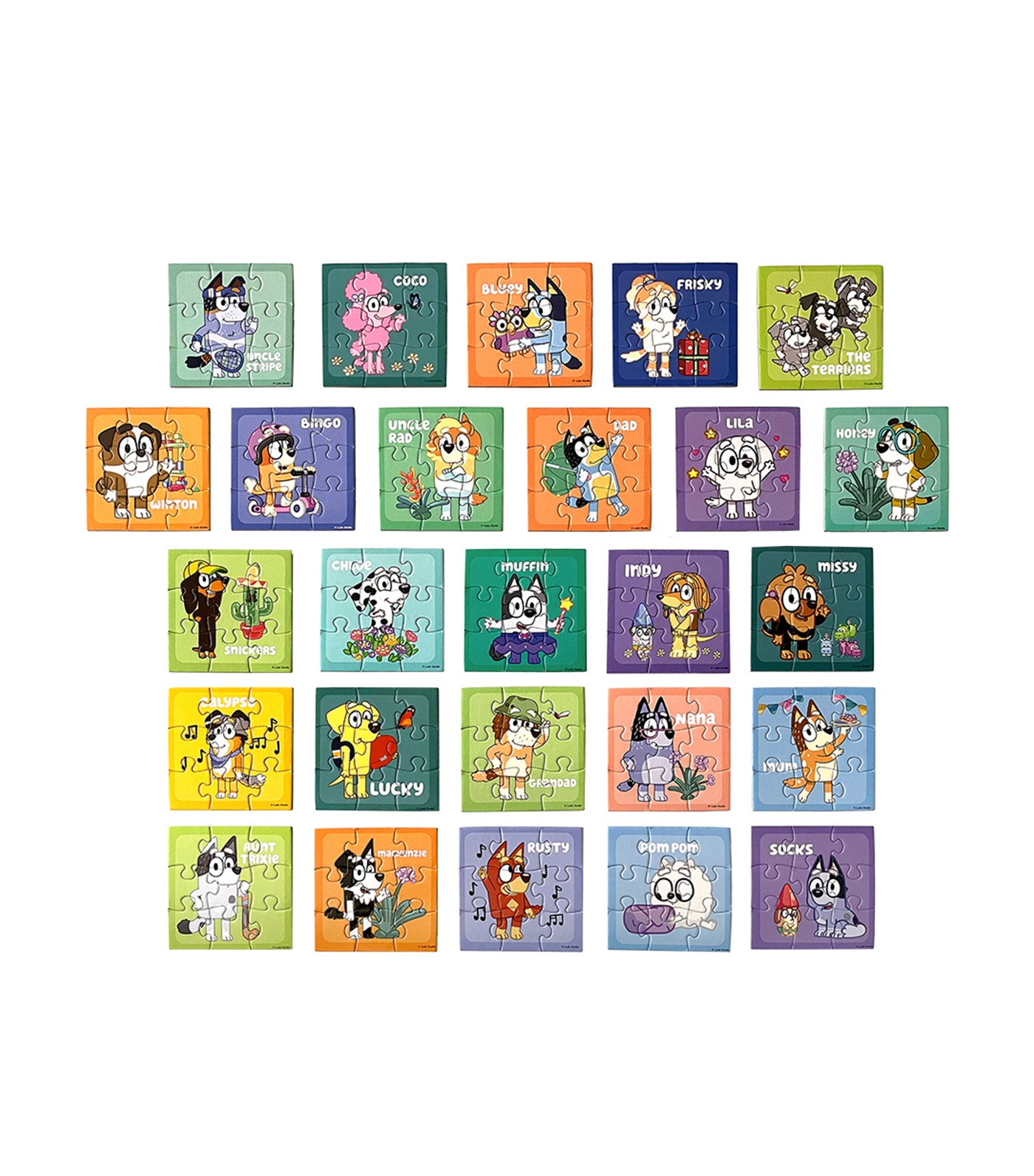 Puzzle Pals Meet Bluey and Pals Character Puzzles