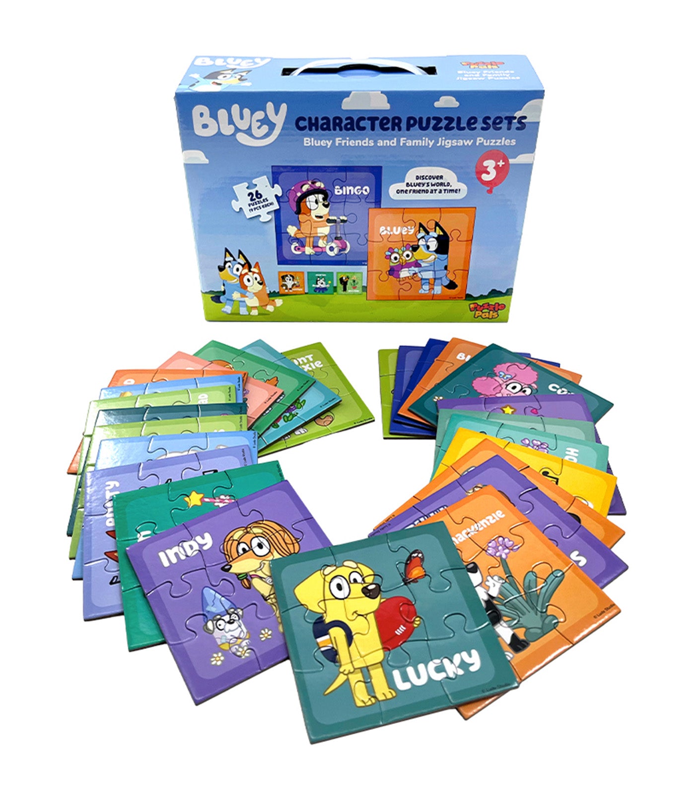 Puzzle Pals Meet Bluey and Pals Character Puzzles