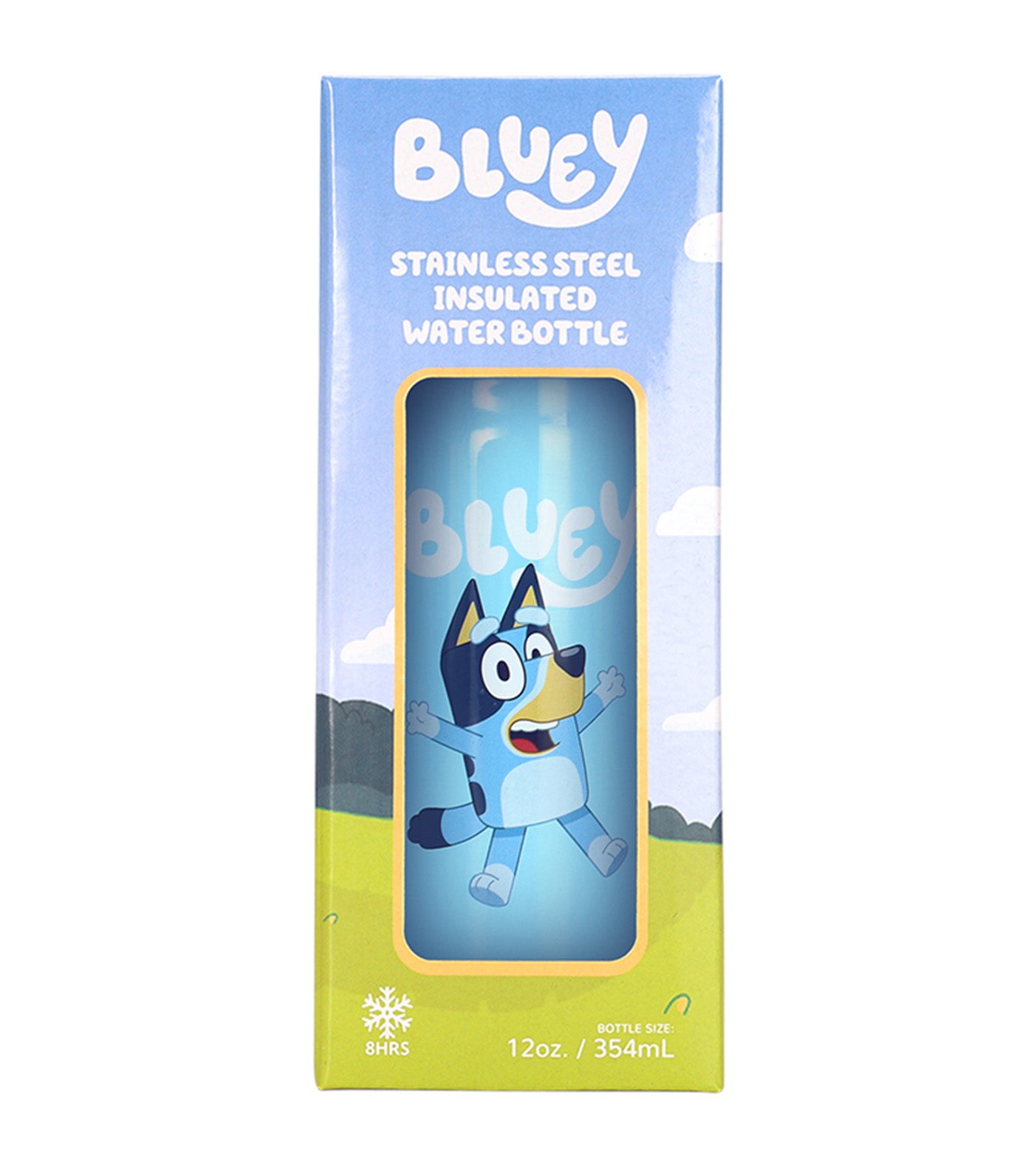 Bluey Stainless Steel Insulated Sippy Bottle 350ml - Bluey & Bingo Classic Multicolor