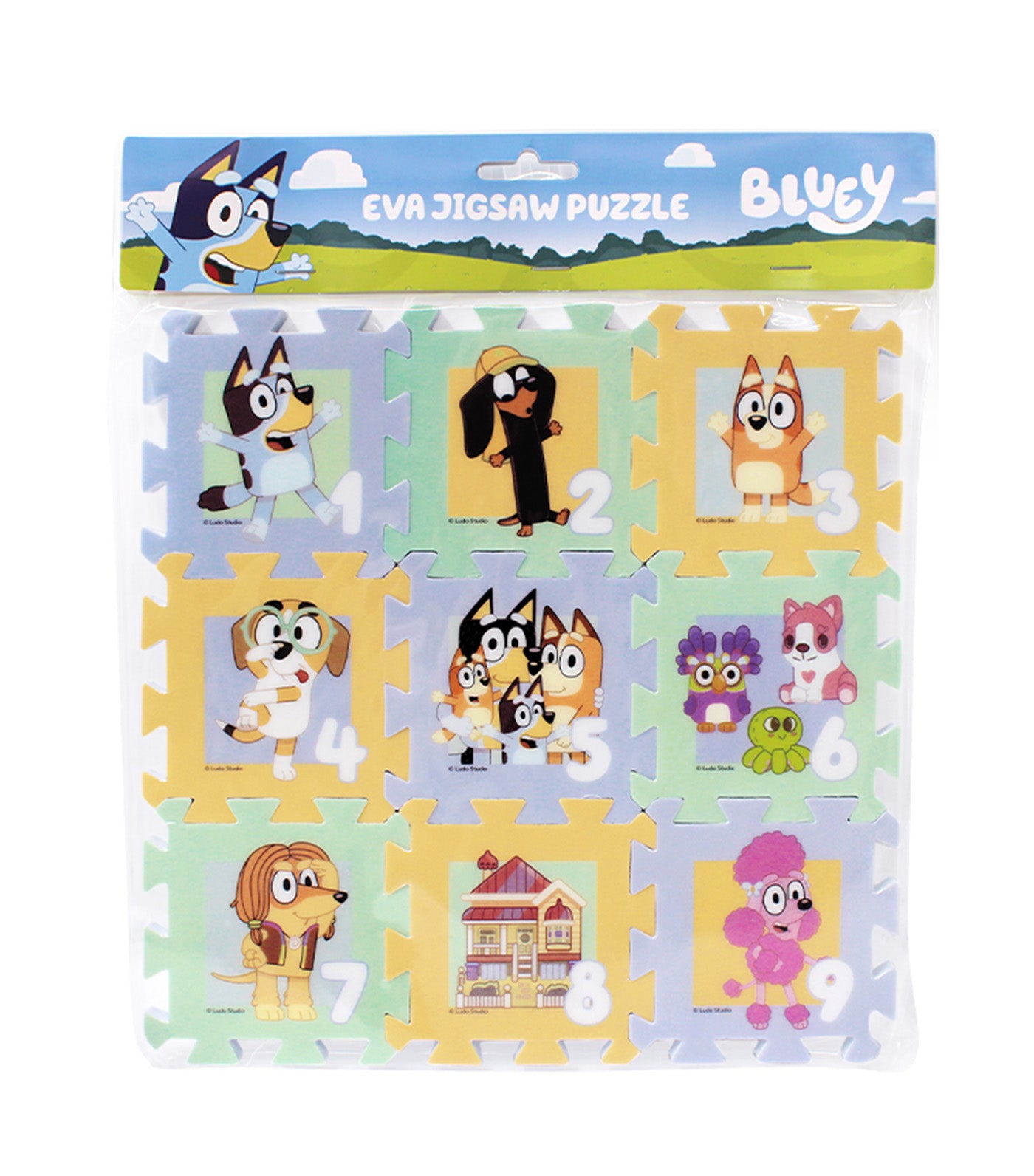 Puzzle Pals Bluey EVA Jigsaw Puzzle