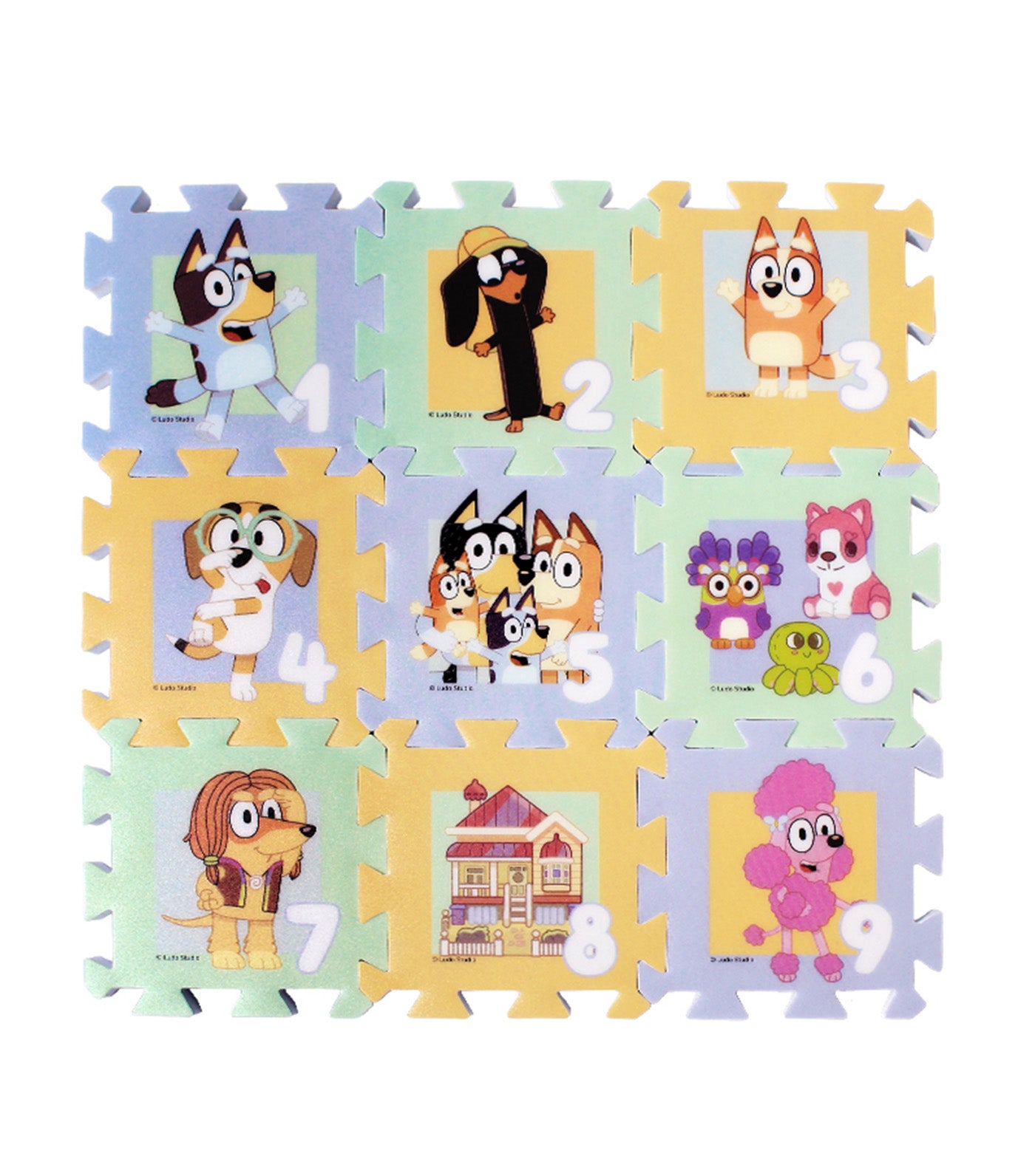Puzzle Pals Bluey EVA Jigsaw Puzzle