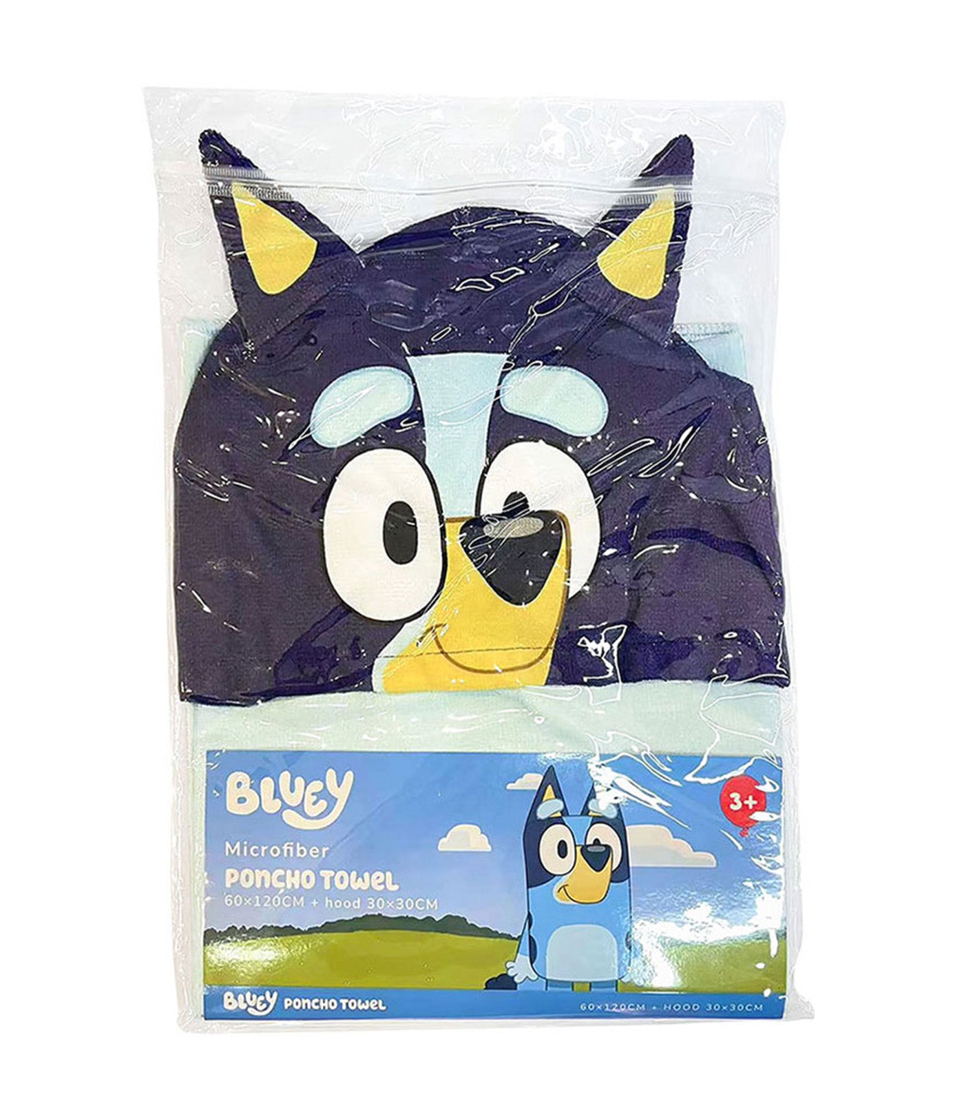 Bluey Microfiber Poncho Towel - Bluey