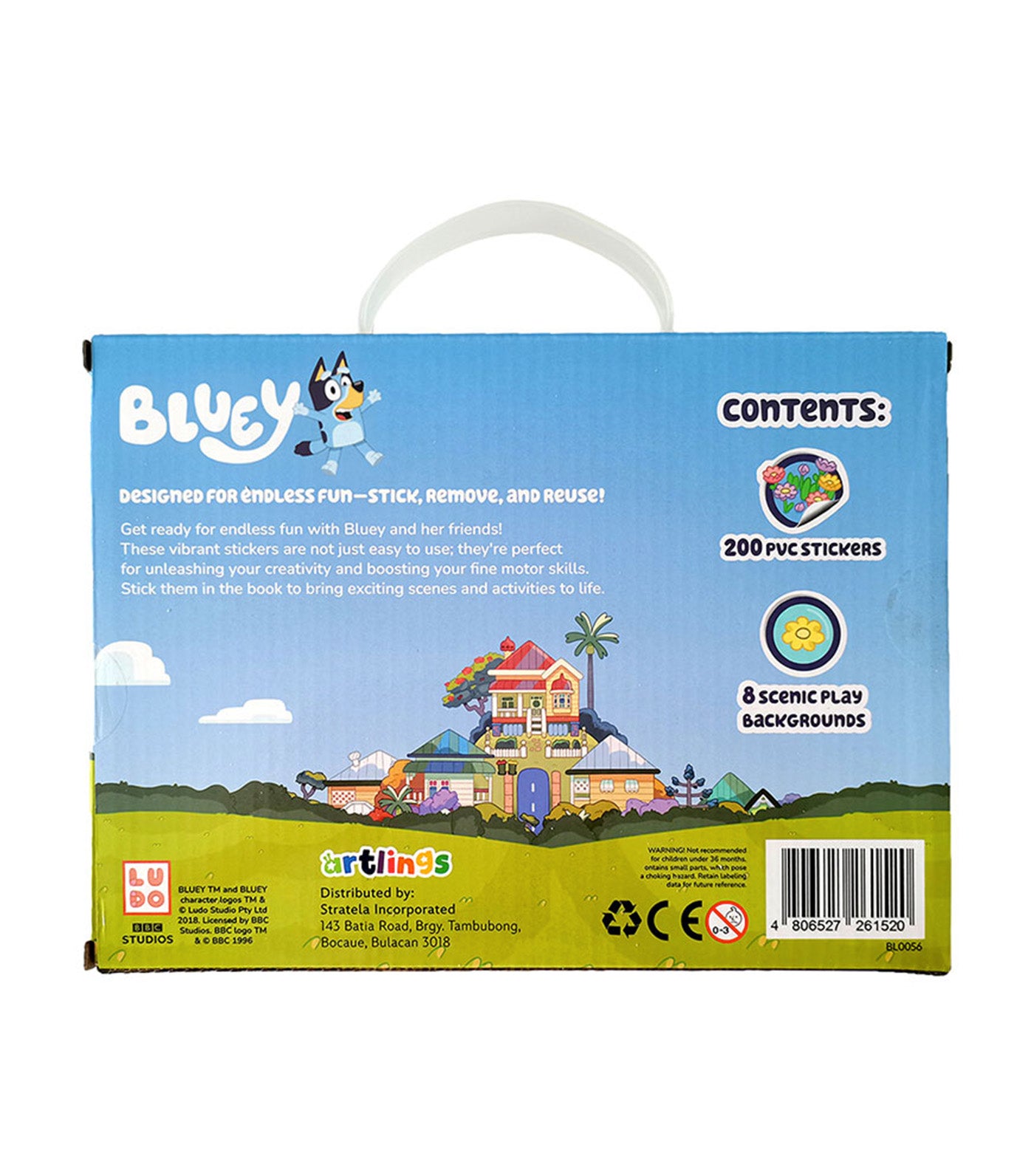 Bluey Playable Sticker Play Set
