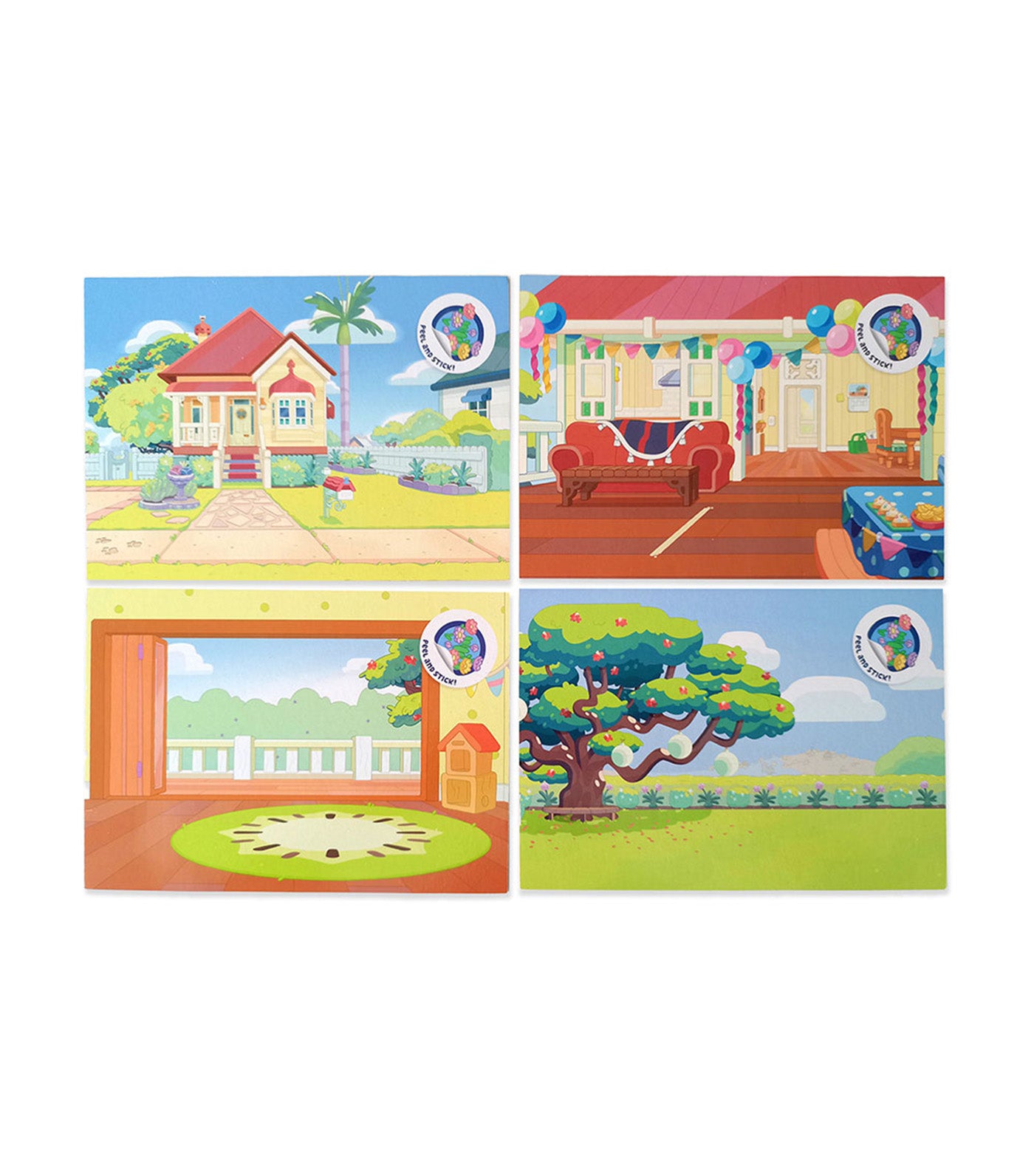 Bluey Playable Sticker Play Set