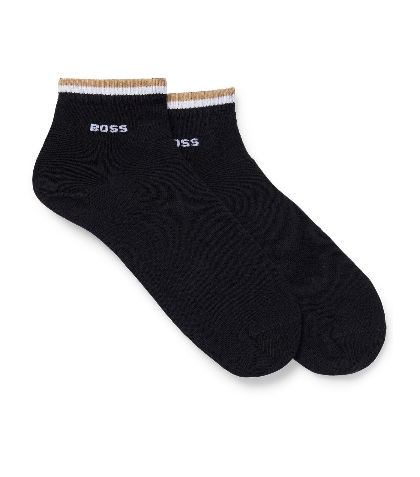 2 Pack SH Stripe Socks Black