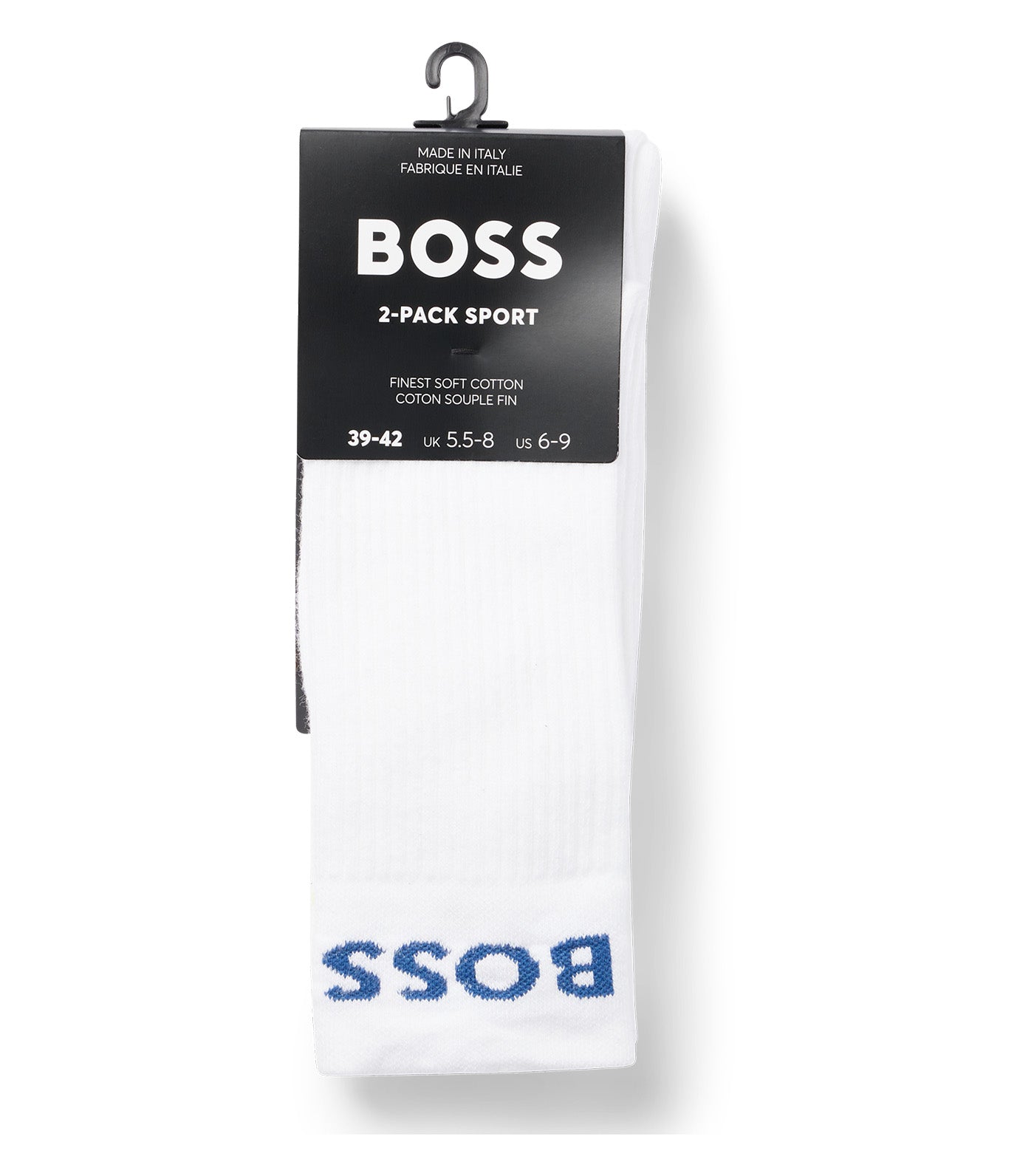Two-Pack of Short Logo Socks in Cotton Blend