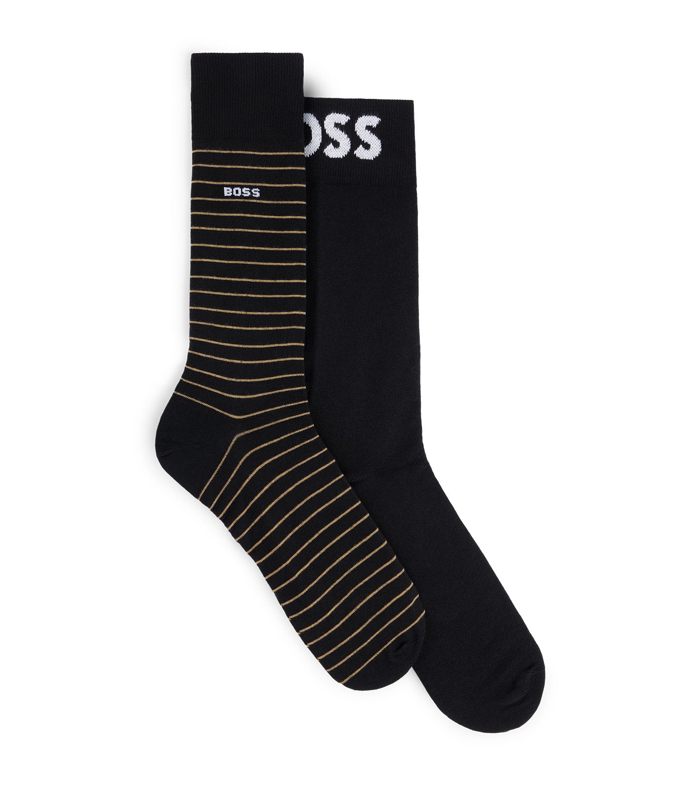 Two-Pack of Regular-Length Socks in Stretch Cotton