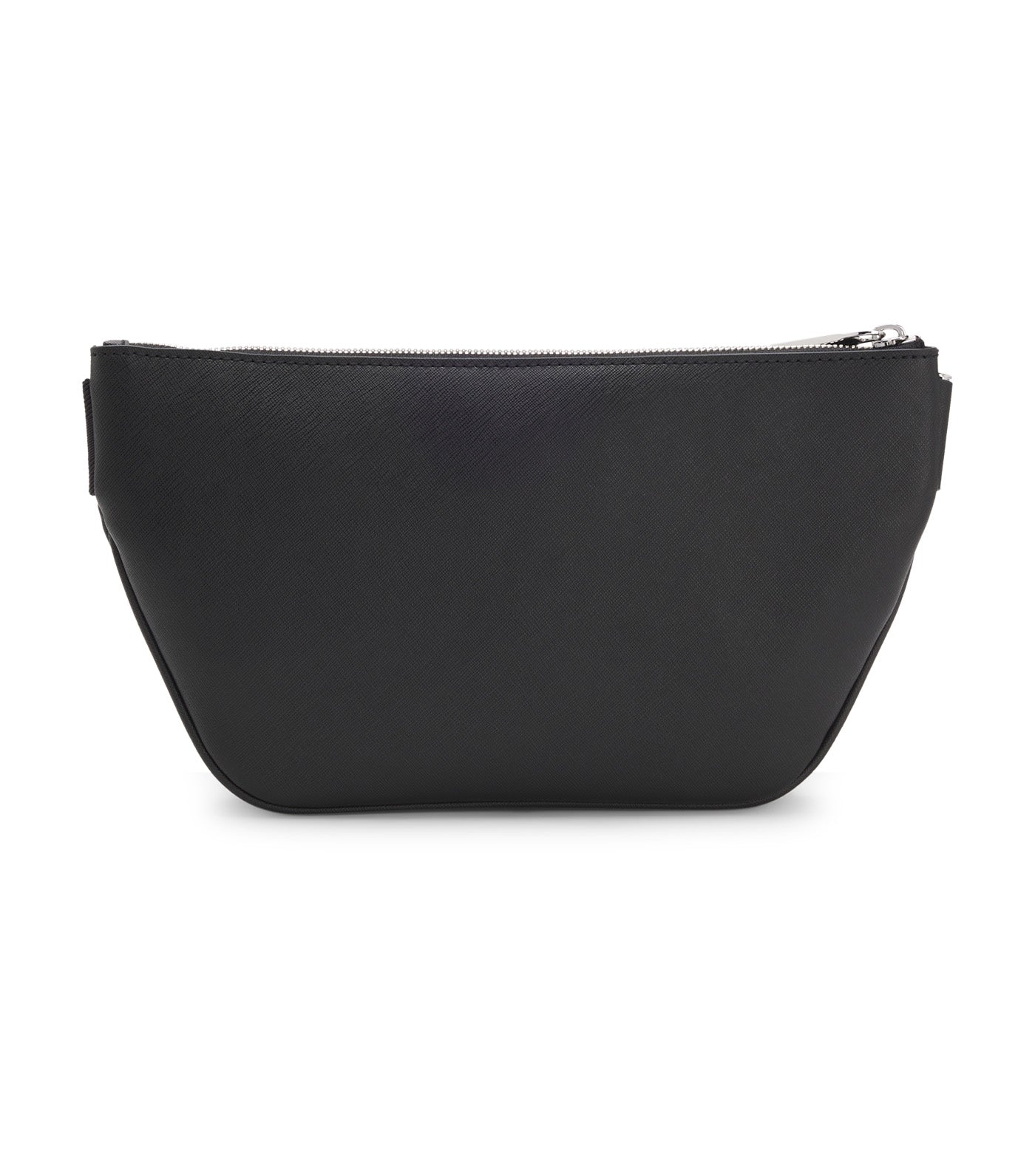 Slimline Belt Bag with Logo Lettering Black
