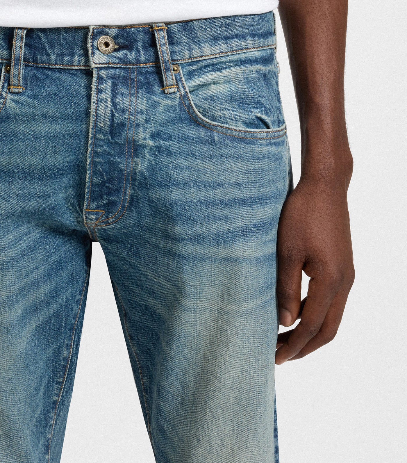 Beckham X BOSS Slim-Fit Jeans in Vintage-Wash