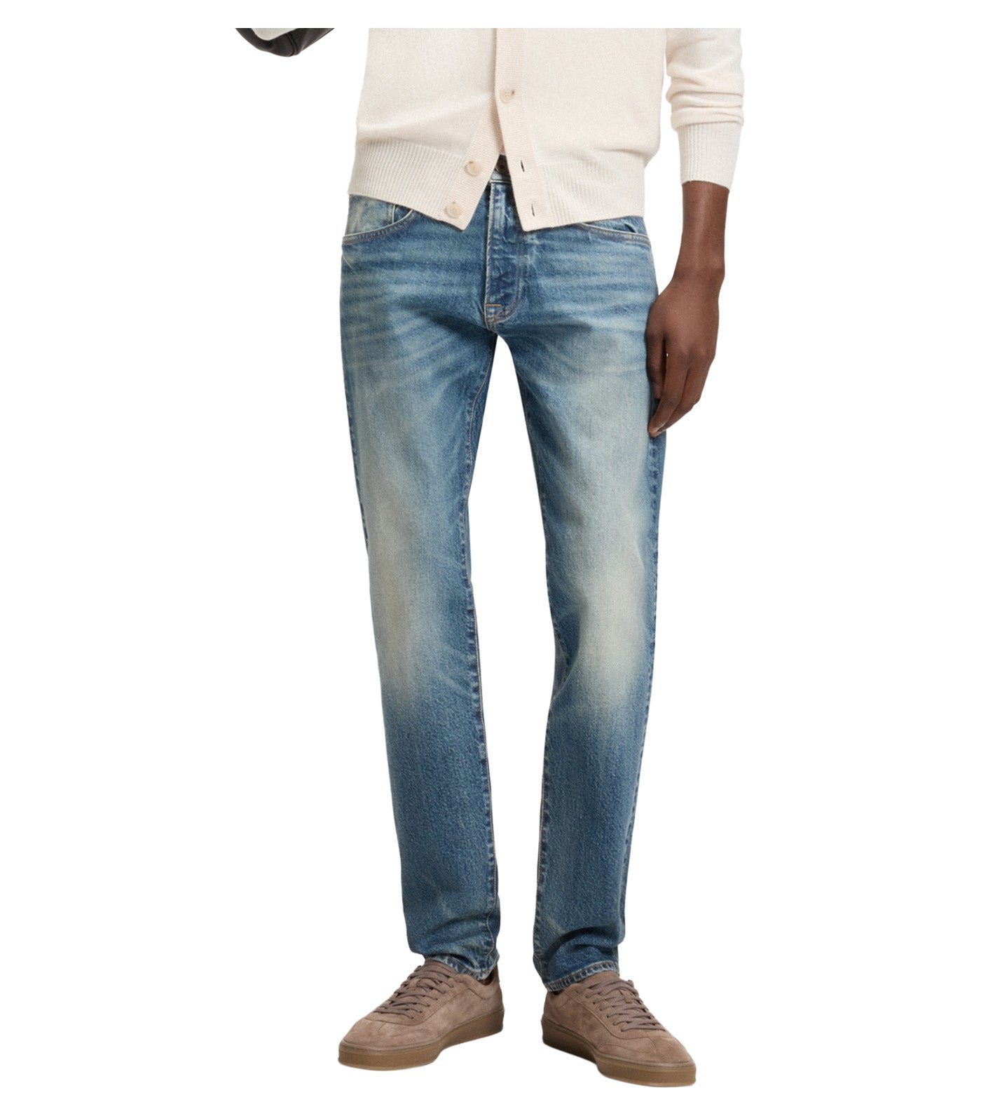 Beckham X BOSS Slim-Fit Jeans in Vintage-Wash
