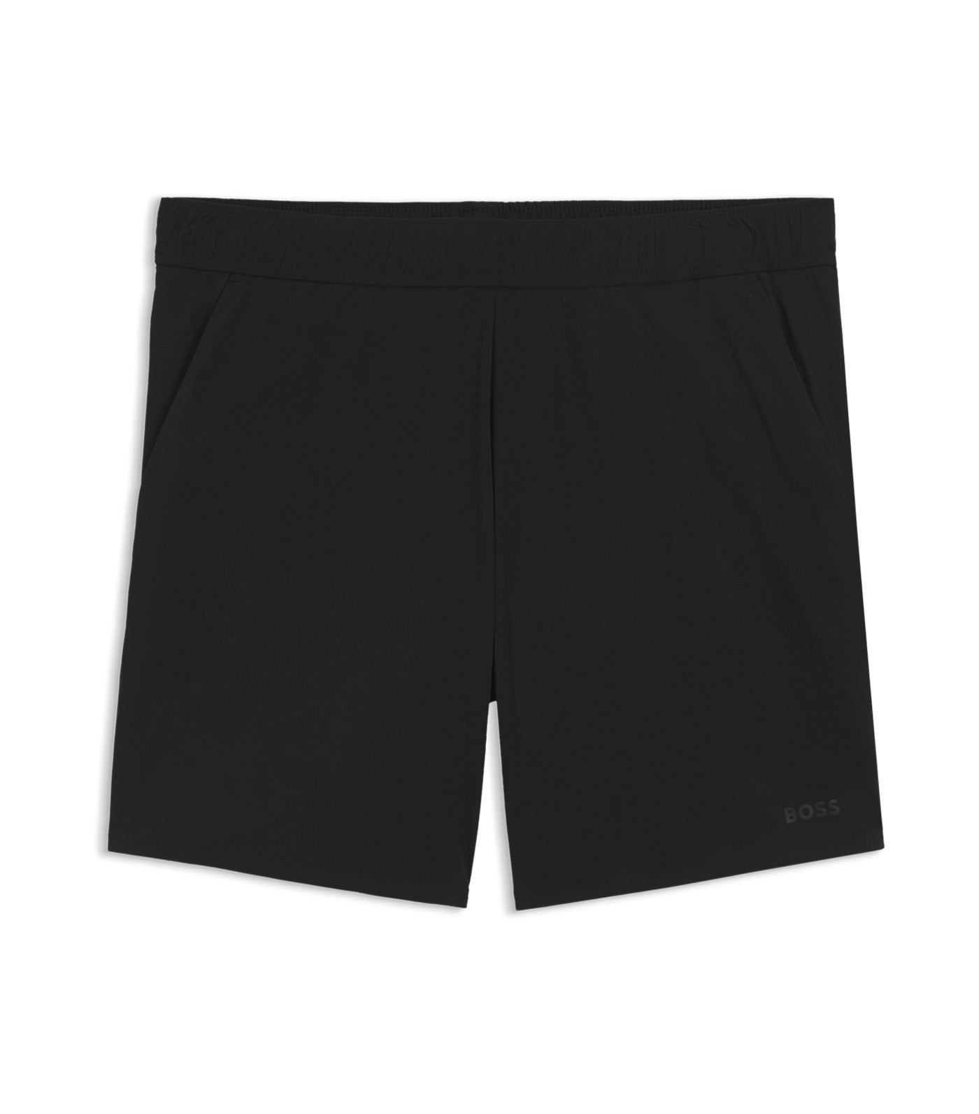 BOSS Active Double-Layer Shorts in Quick-Dry Fabric Black