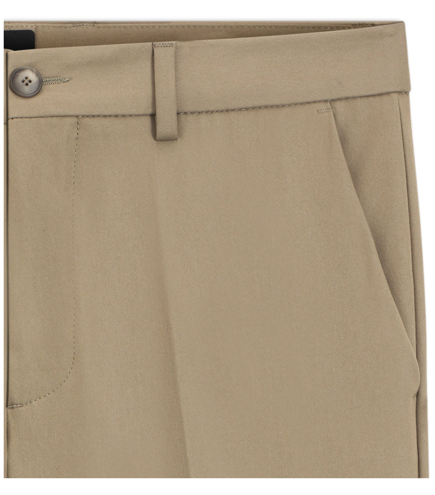 Slim-Fit Trousers in a Stretch-Cotton Blend Brown