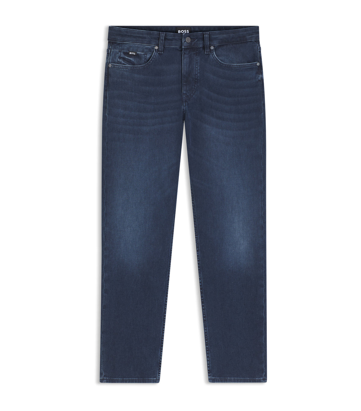 BOSS Delaware Slim-Fit Jeans in Mechanical-Stretch Denim Blue | Rustan's