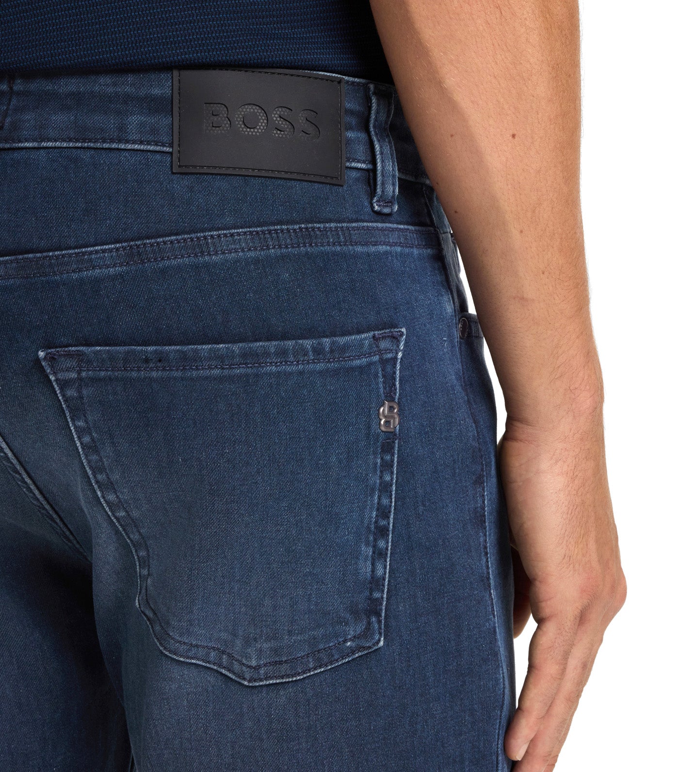 Delaware Slim-Fit Jeans in Mechanical-Stretch Denim Blue