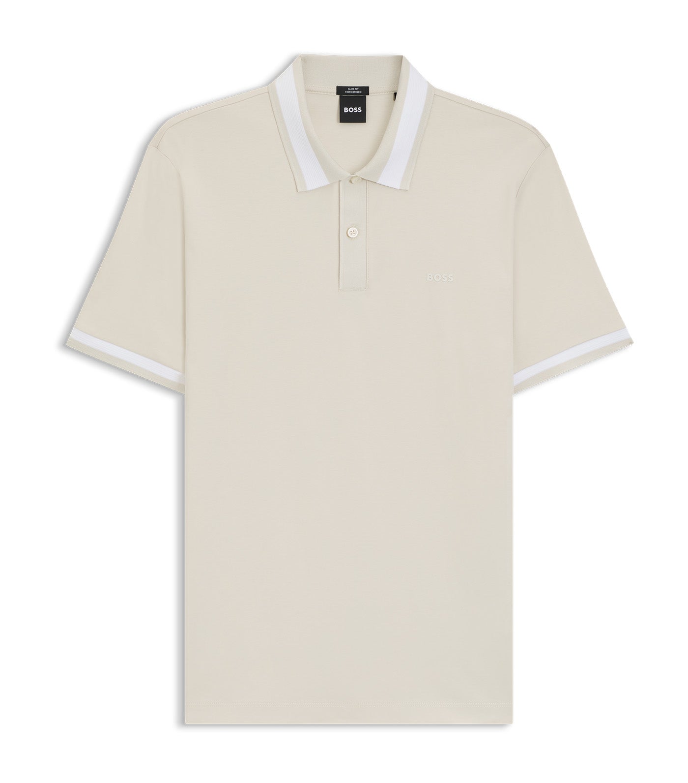 Mercerized-Cotton Slim-Fit Polo Shirt with Structured Trims