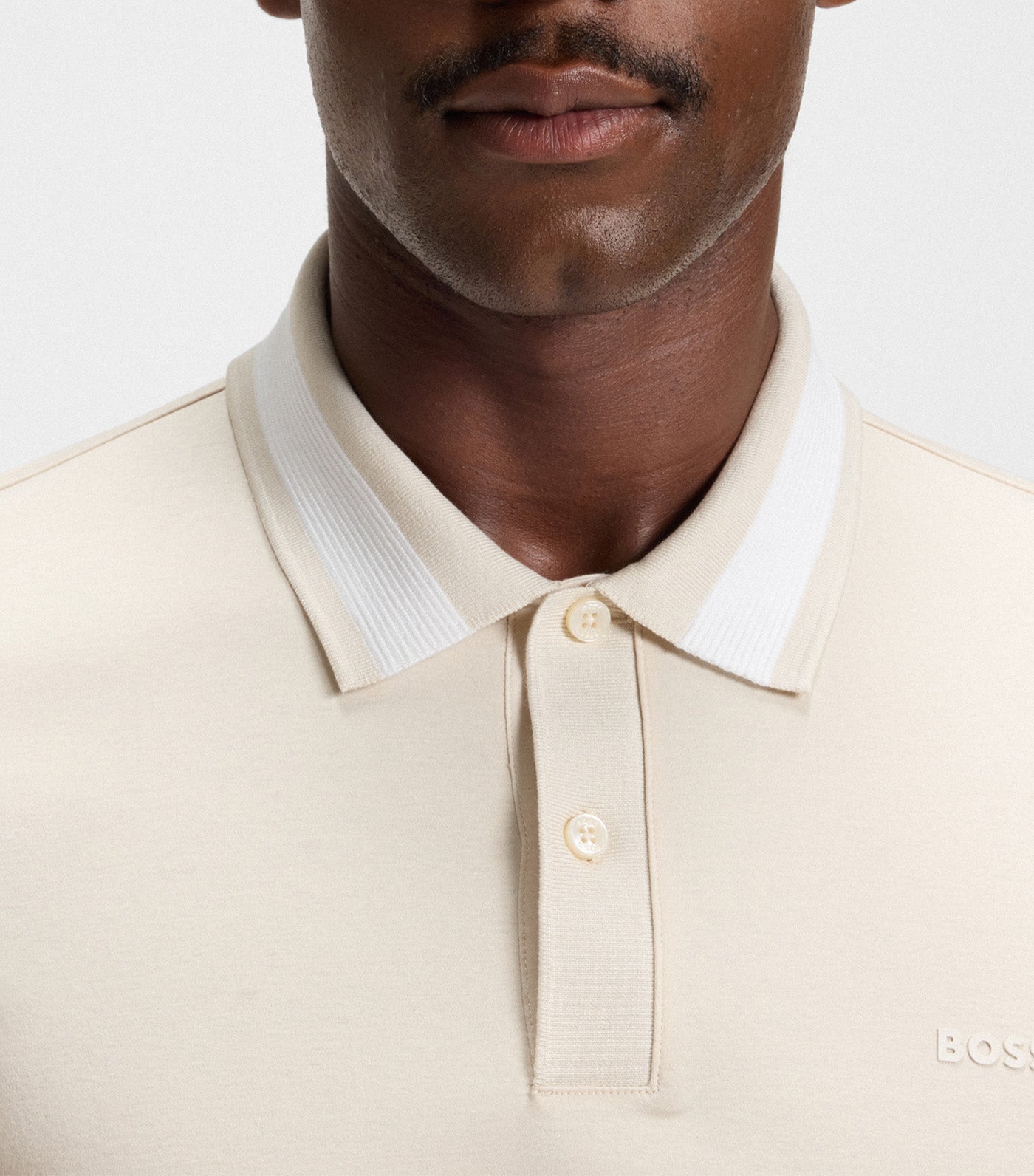 Mercerized-Cotton Slim-Fit Polo Shirt with Structured Trims