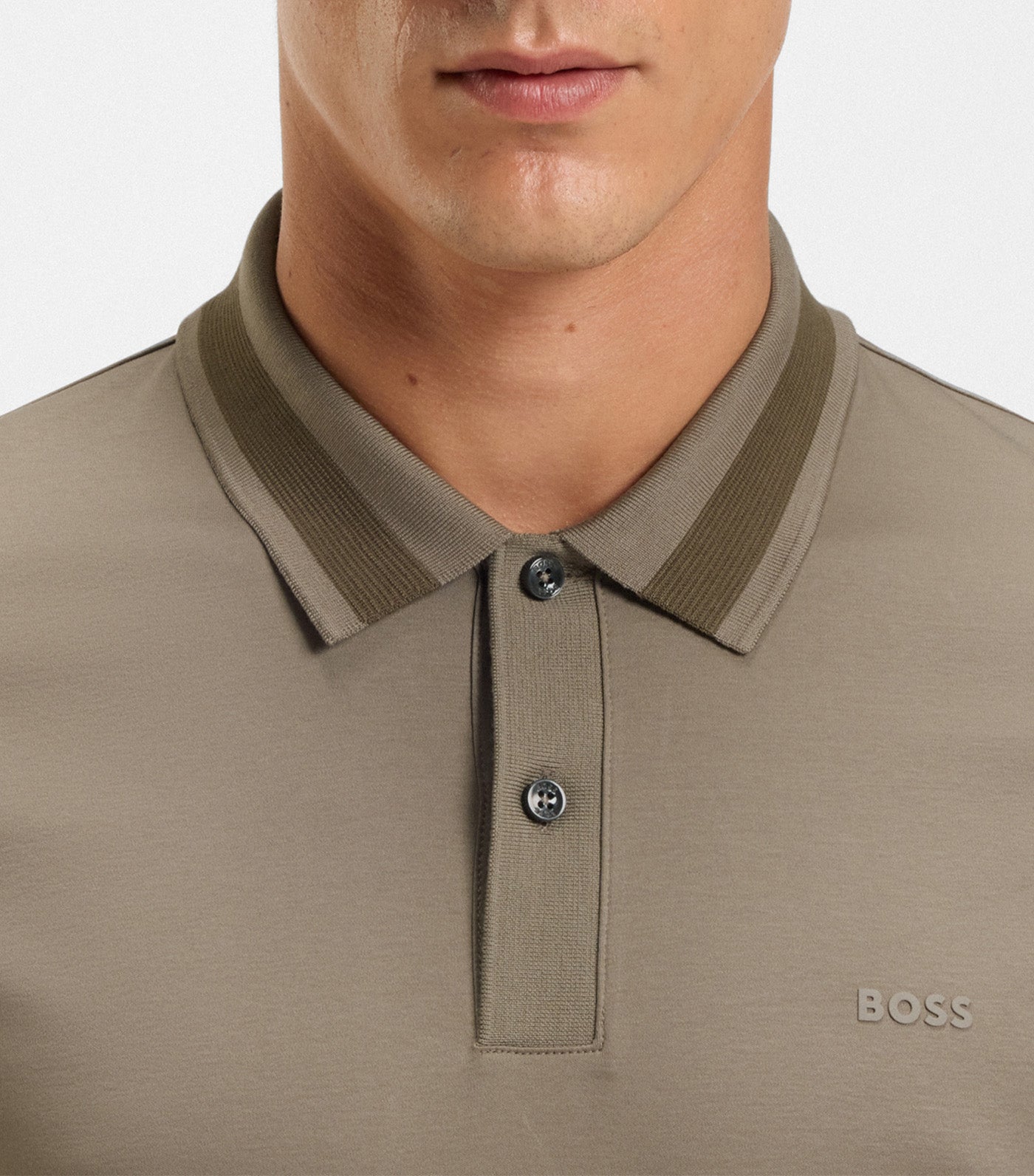 Mercerized-Cotton Slim-Fit Polo Shirt with Structured Trims