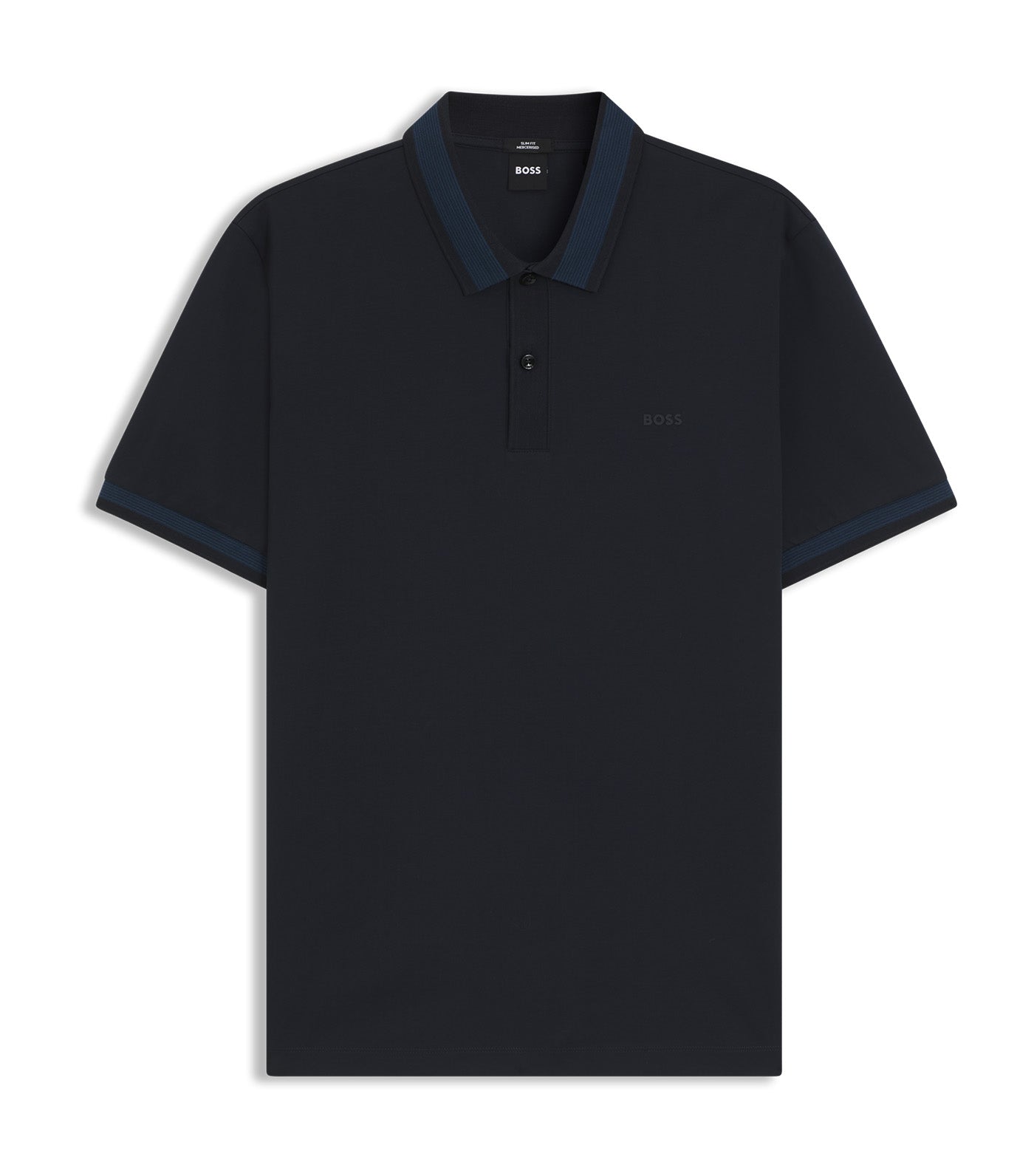Mercerized-Cotton Slim-Fit Polo Shirt with Structured Trims
