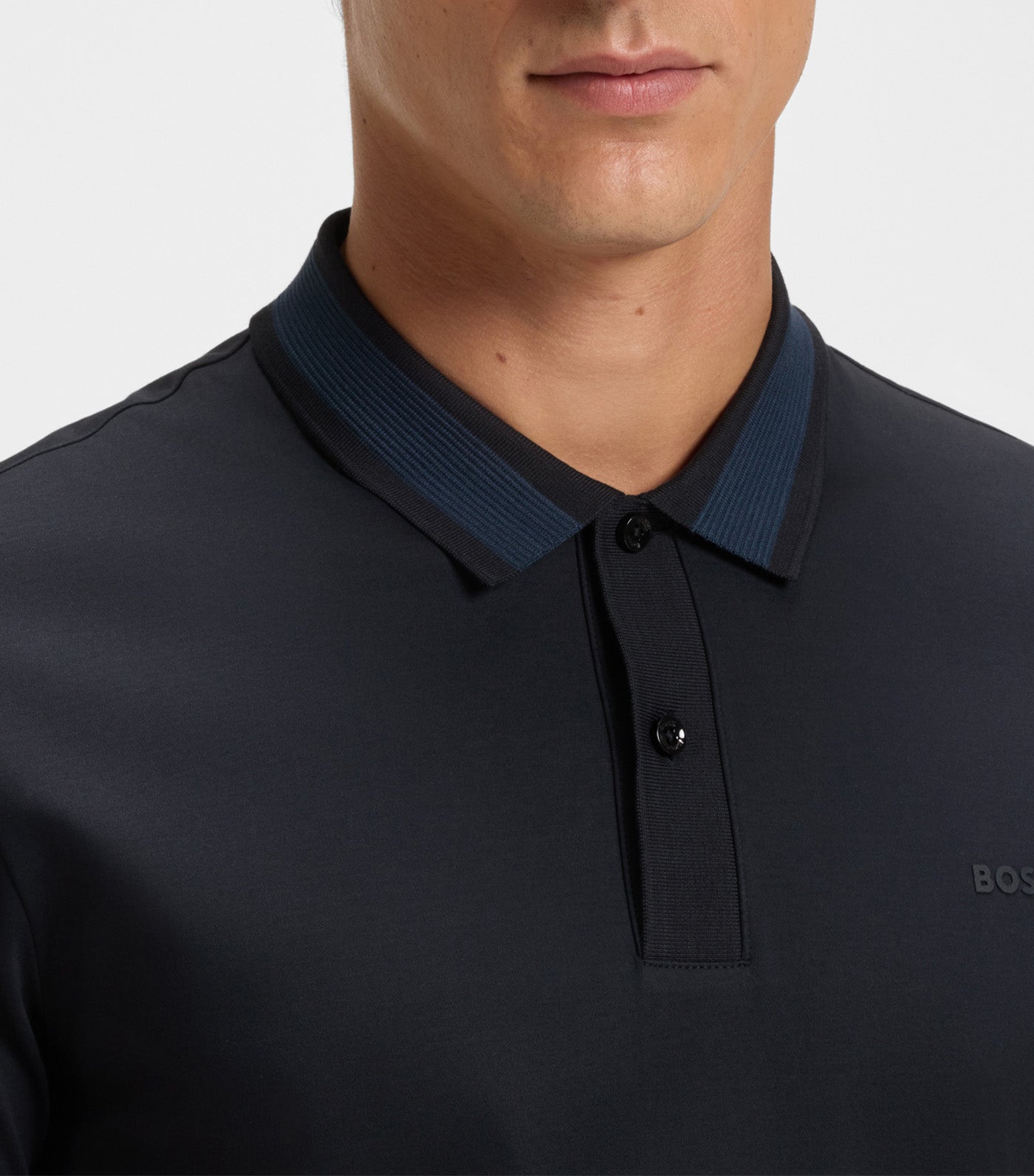 Mercerized-Cotton Slim-Fit Polo Shirt with Structured Trims