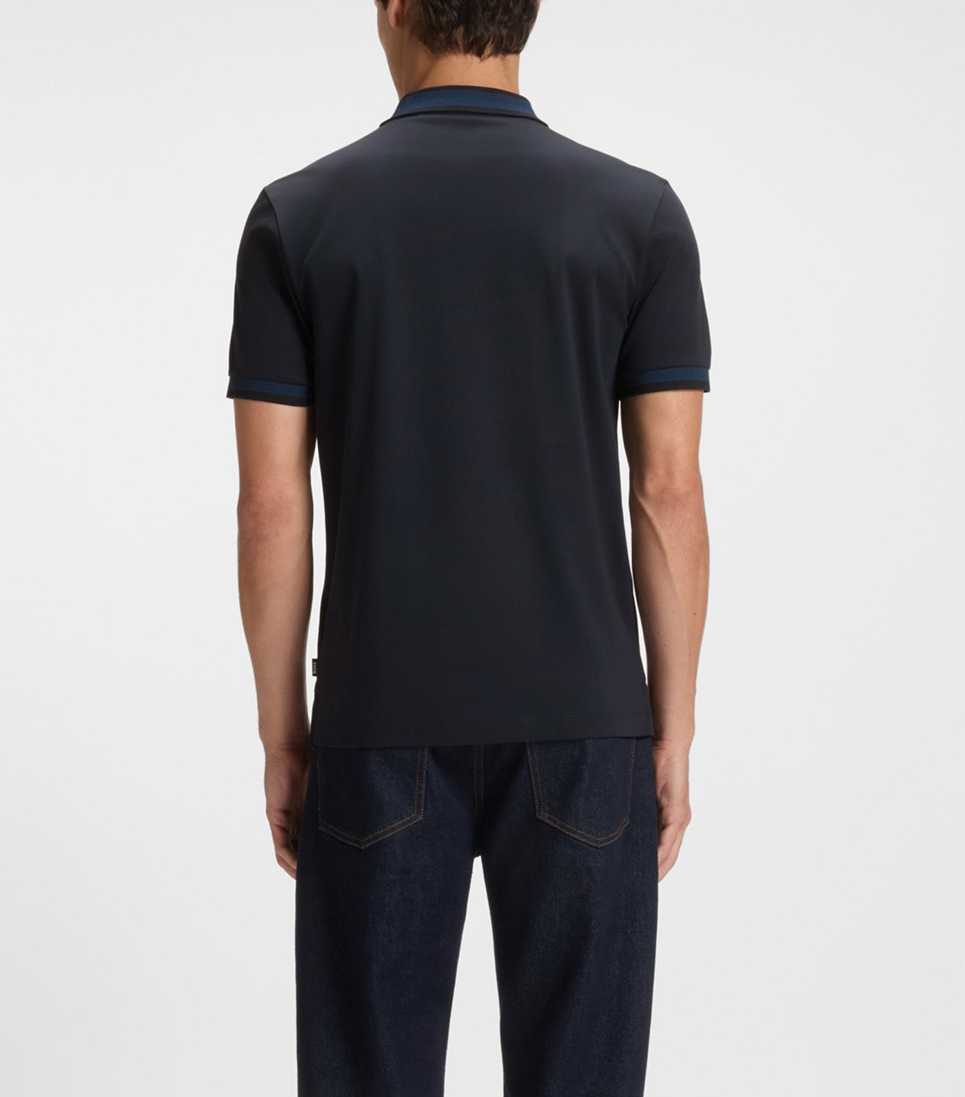 Mercerized-Cotton Slim-Fit Polo Shirt with Structured Trims