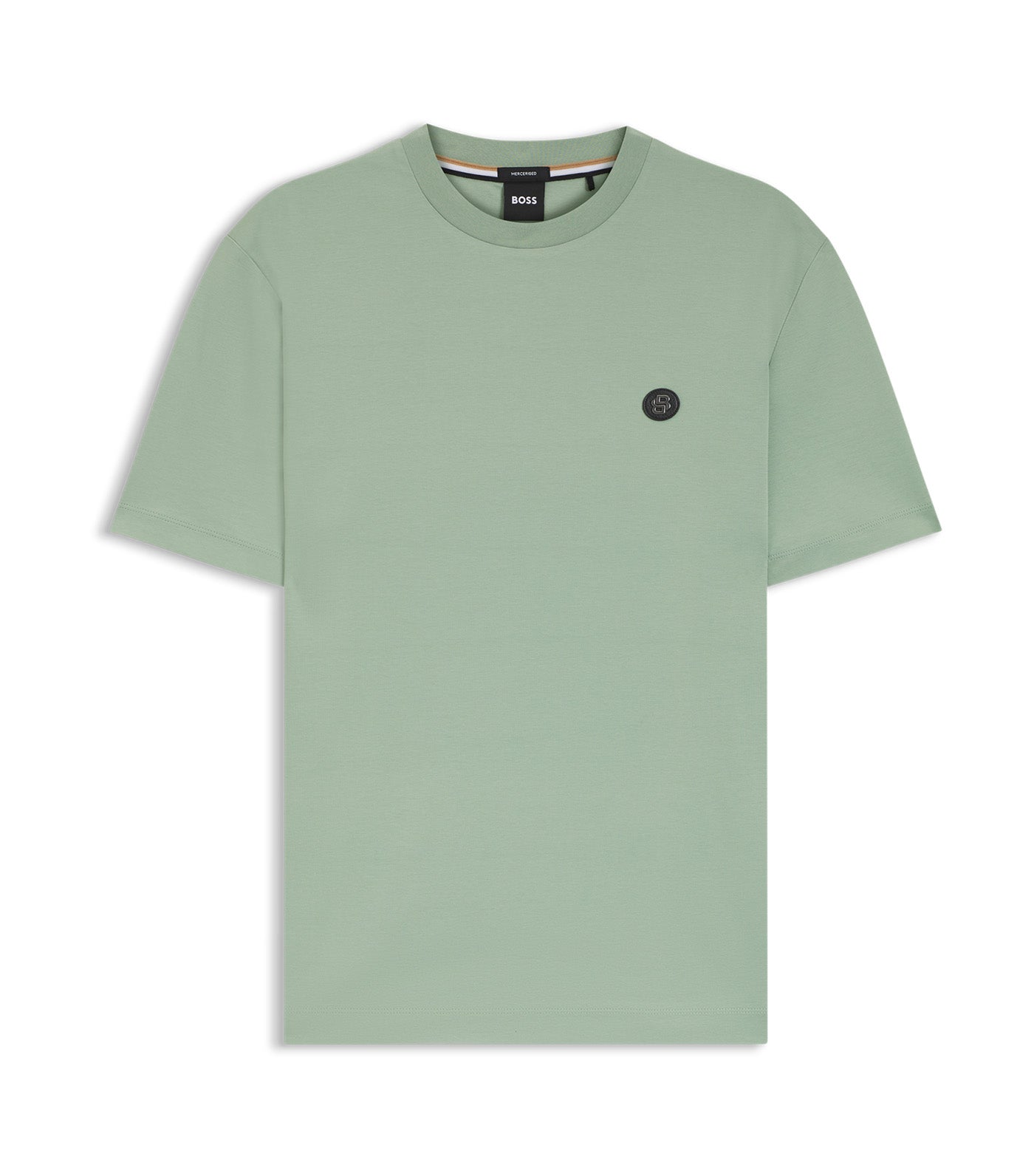 Mercerised-Cotton T-Shirt With Double B Monogram