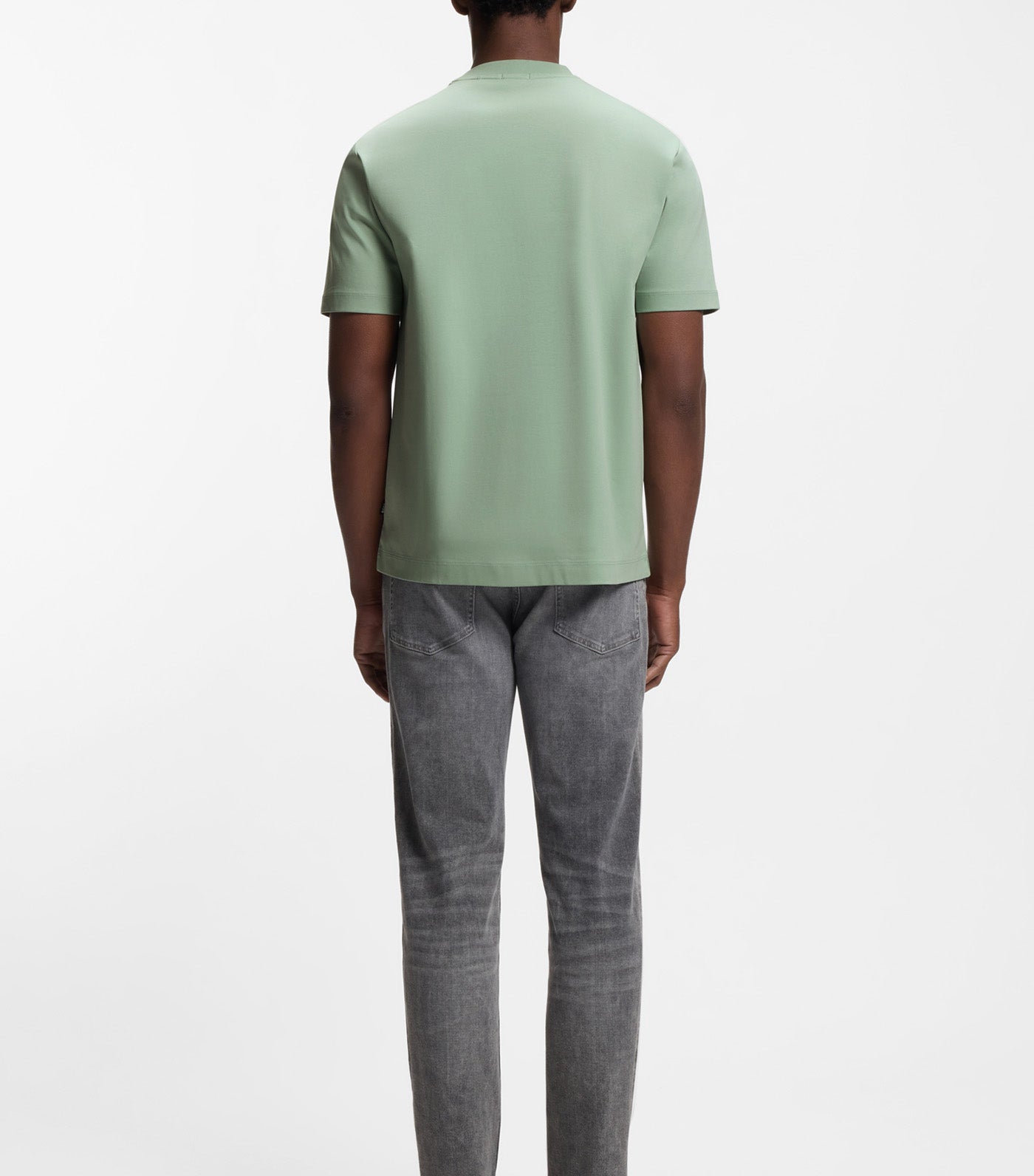Mercerised-Cotton T-Shirt With Double B Monogram