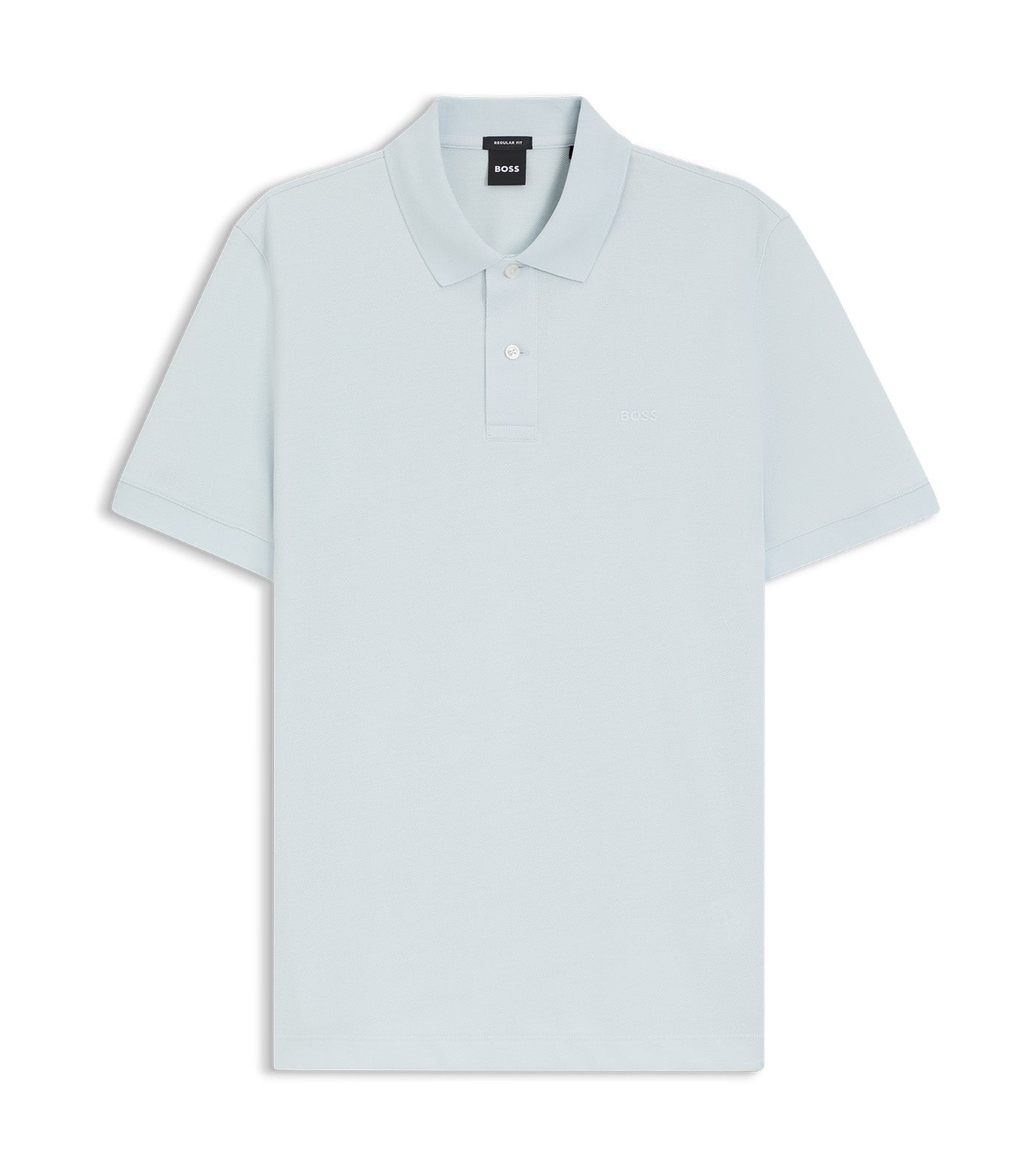 Pallas Polo Shirt in Cotton Piqué with Embroidered Logo Blue