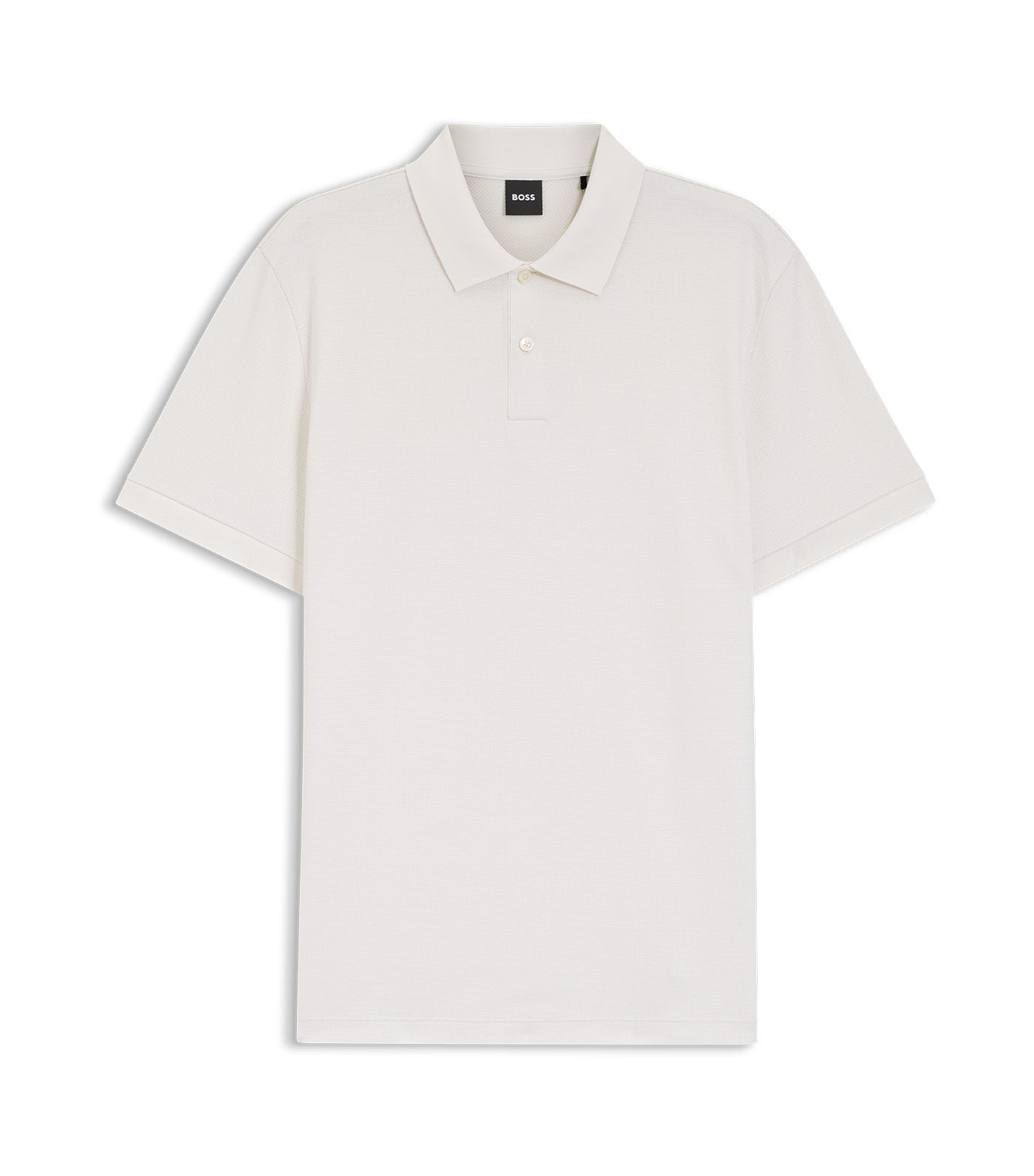 Cotton Polo Shirt With Bubble Structure