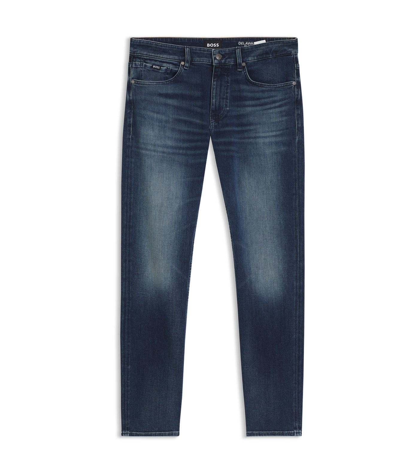 Delaware Slim-Fit Jeans in Stretch Cotton Blend Blue