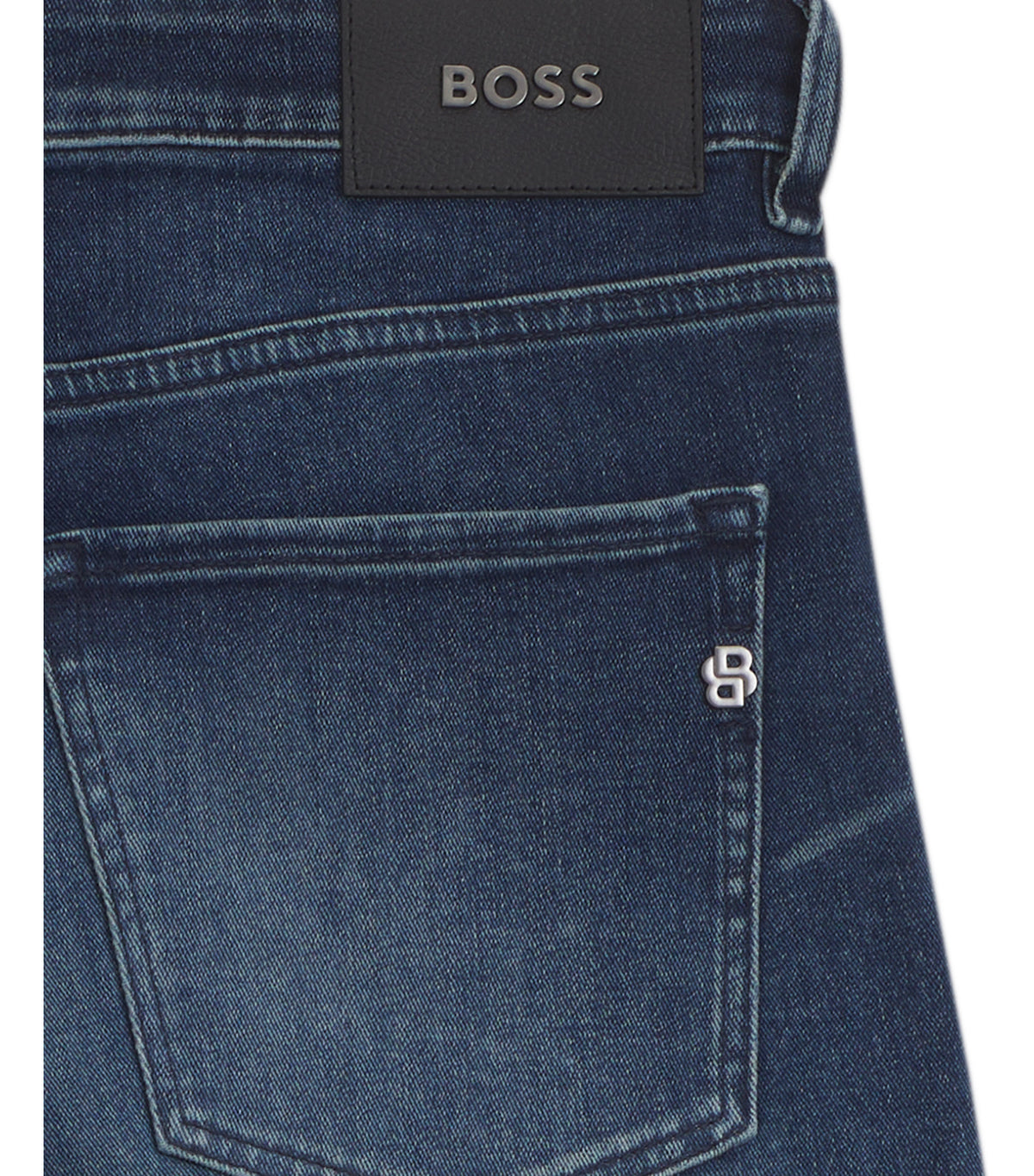 Delaware Slim-Fit Jeans in Stretch Cotton Blend Blue