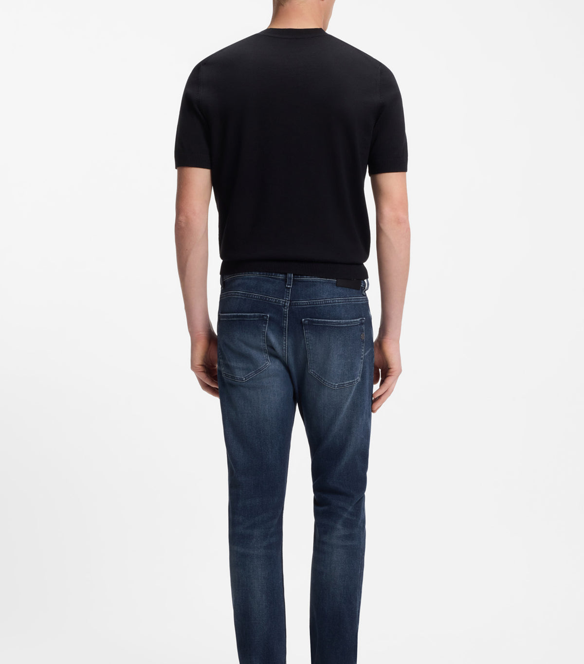 Delaware Slim-Fit Jeans in Stretch Cotton Blend Blue