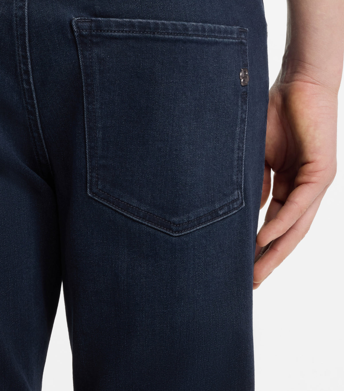 Slim-Fit Jeans in Stretch Cotton Blend  Dark Blue