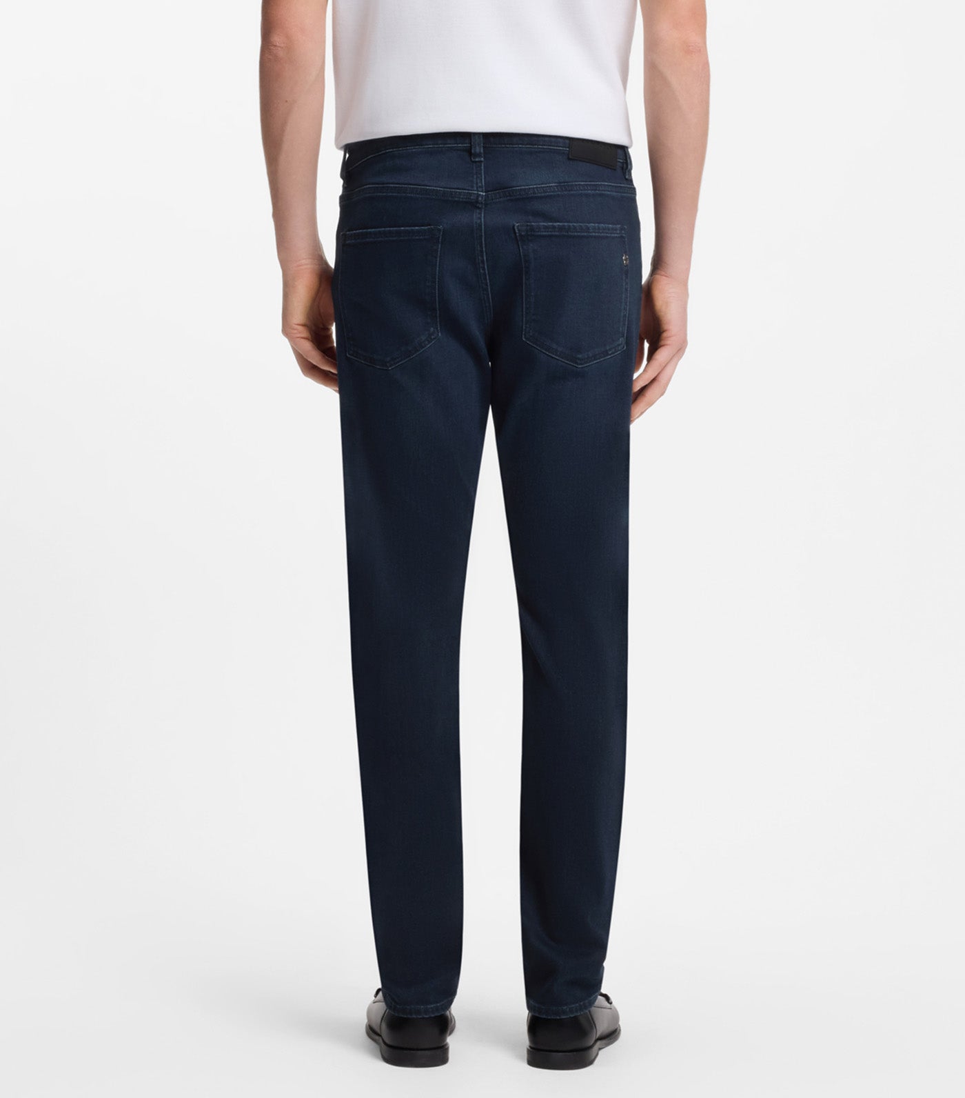 Slim-Fit Jeans in Stretch Cotton Blend  Dark Blue