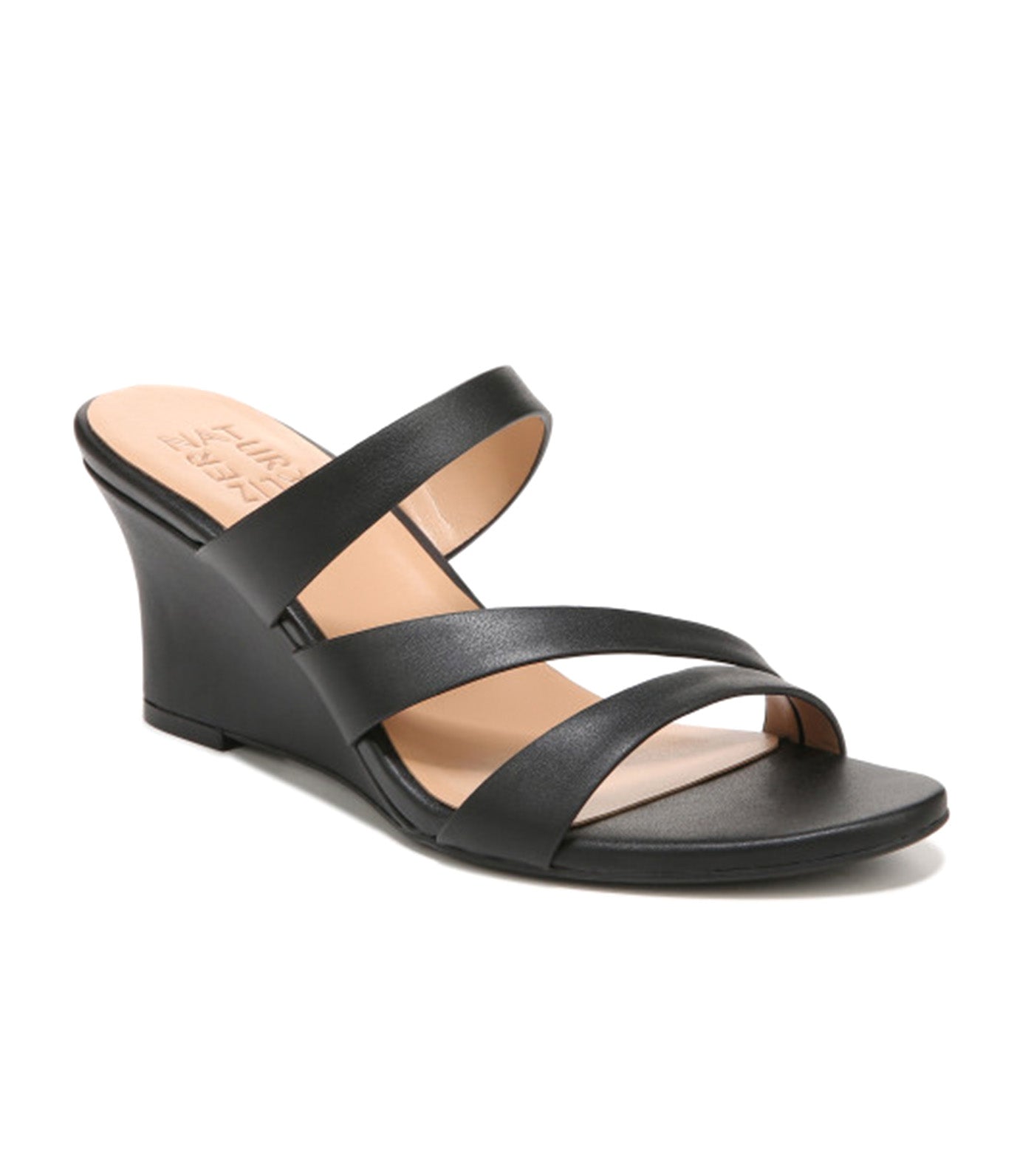 Naturalizer Breona Wedge Sandals Black