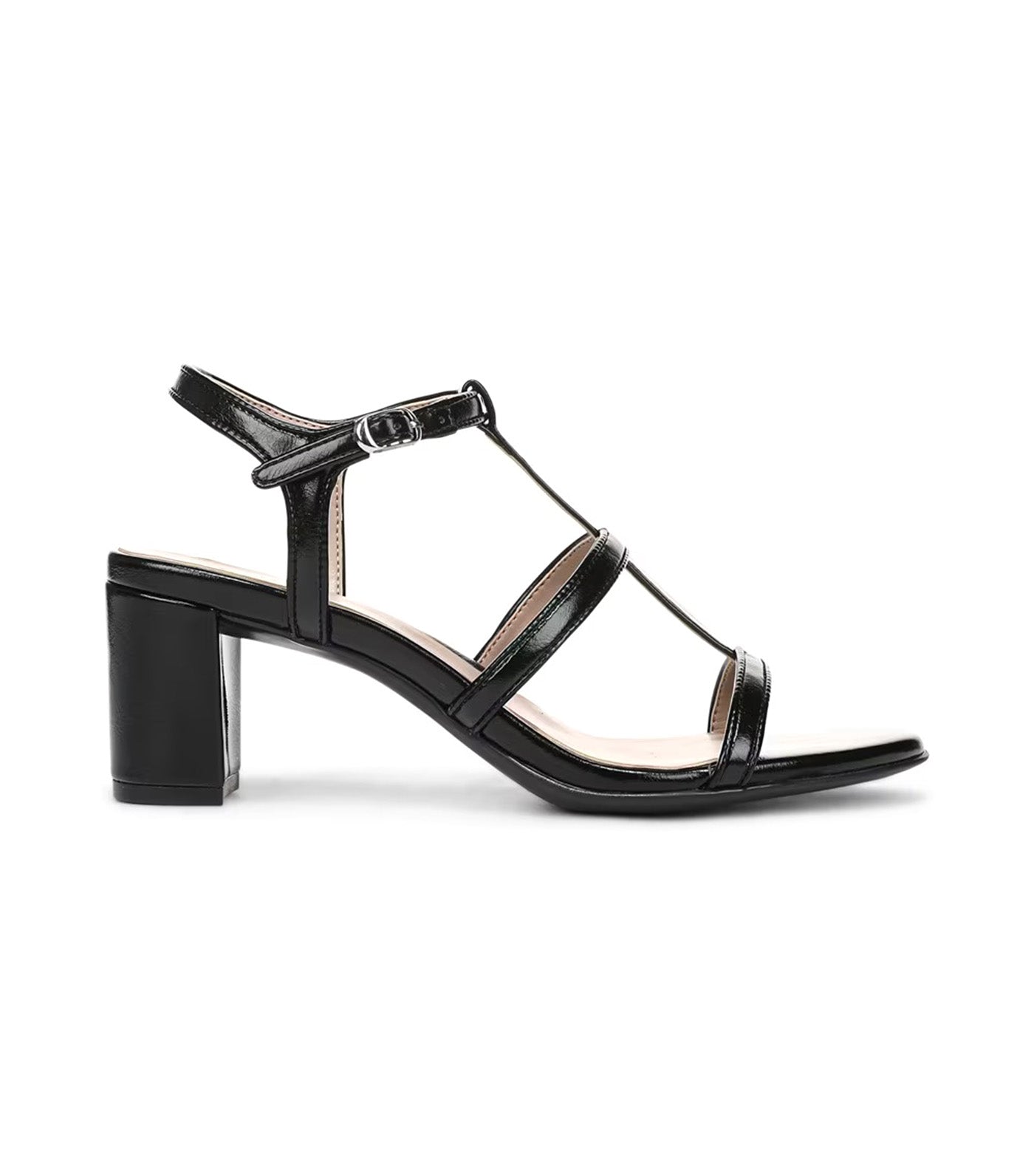 Naturalizer Bristol-Cage Strappy Dress Sandal Black