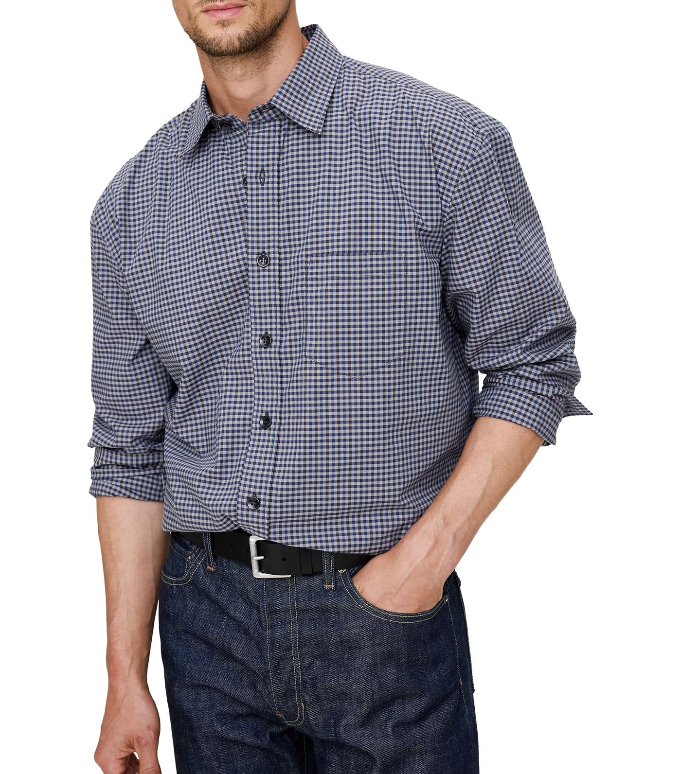 Poplin Shirt Blue